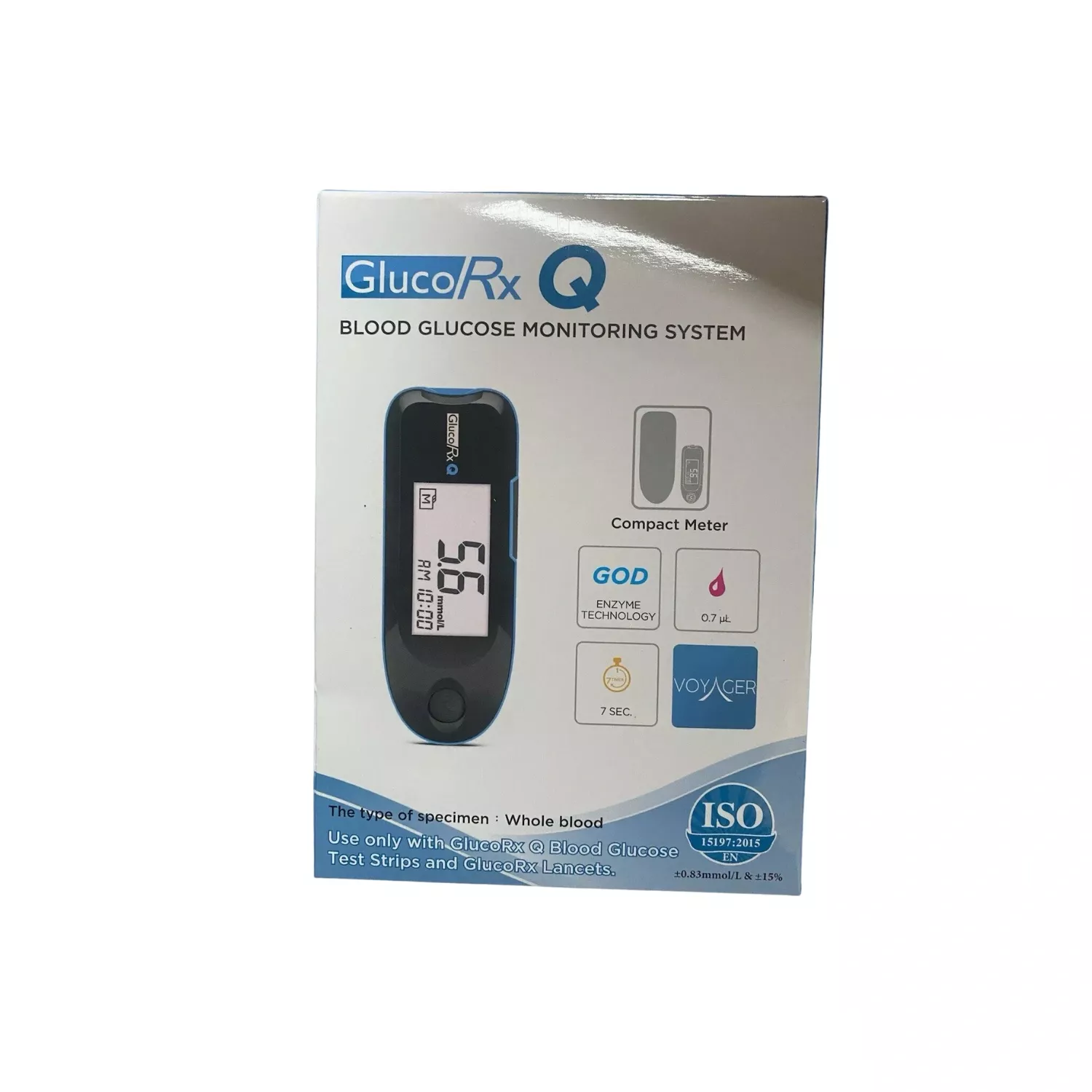 GlucoRx Nexus Blood Glucose Monitoring System Kit
