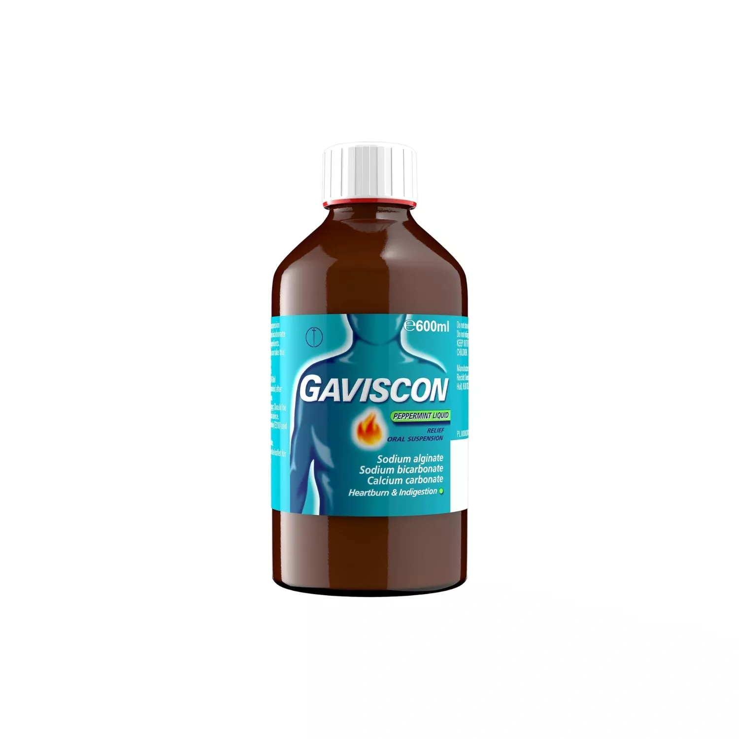 Gaviscon Liquid Heartburn & Indigestion Peppermint 600ml