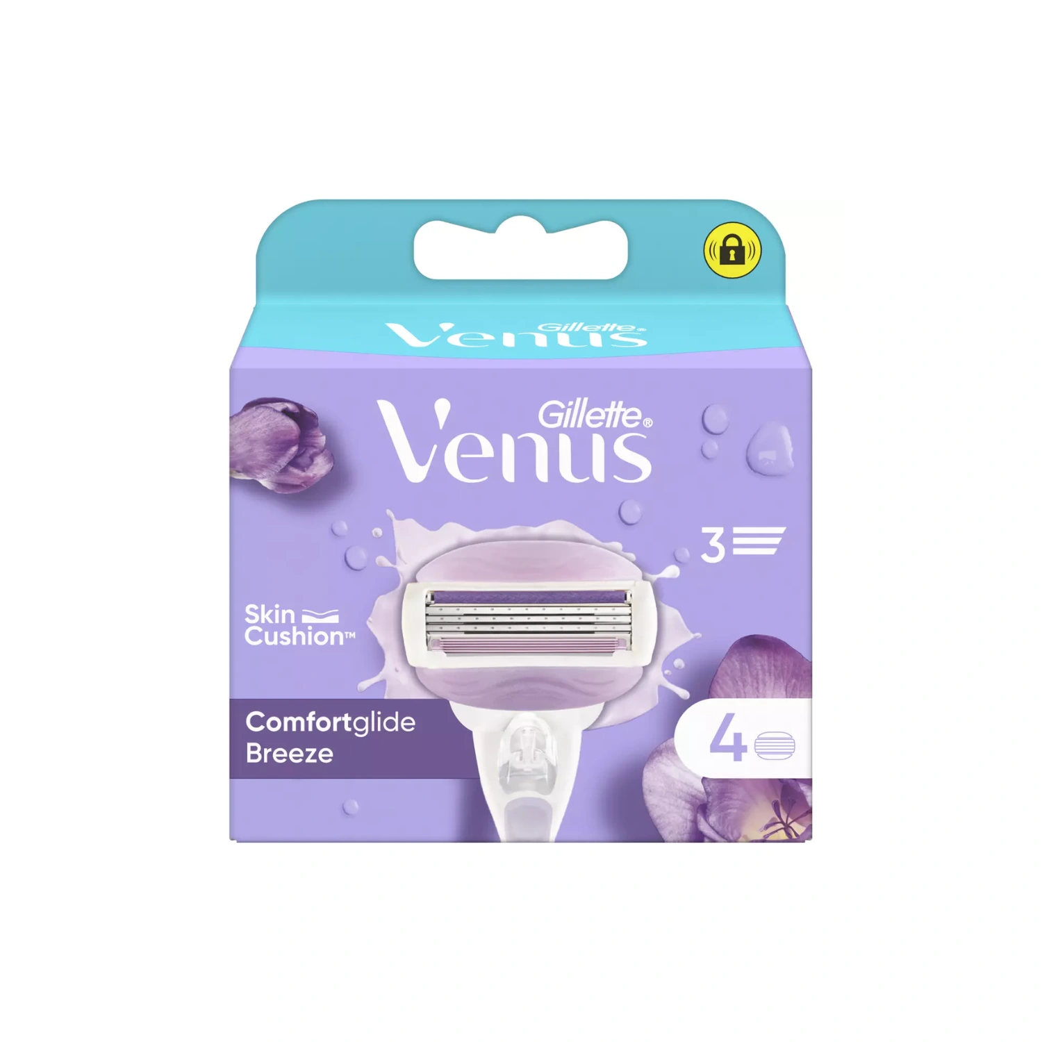 Gillette Venus Comfortglide Breeze Charger 4 Refills