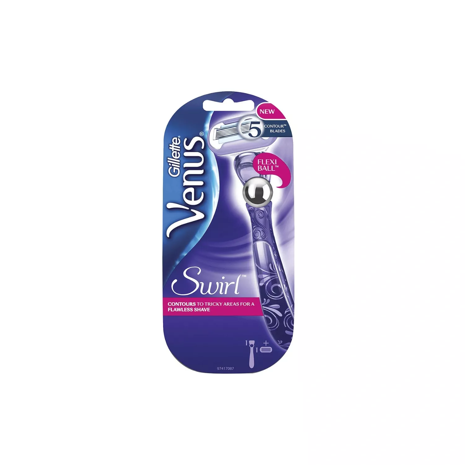 Gillette Venus Swirl Flexiball Razor For Womens