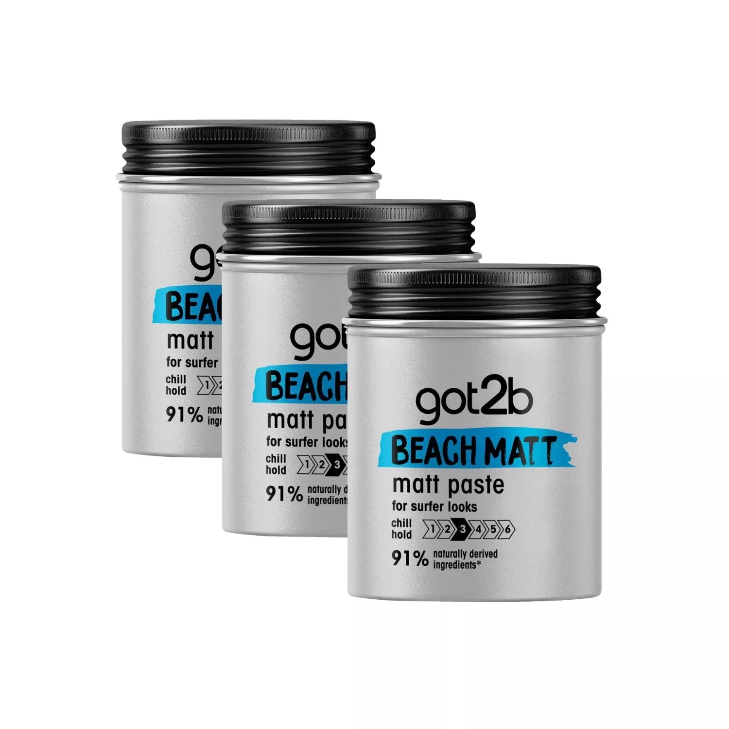 Got2b Beach Matt Paste 100ml x 3