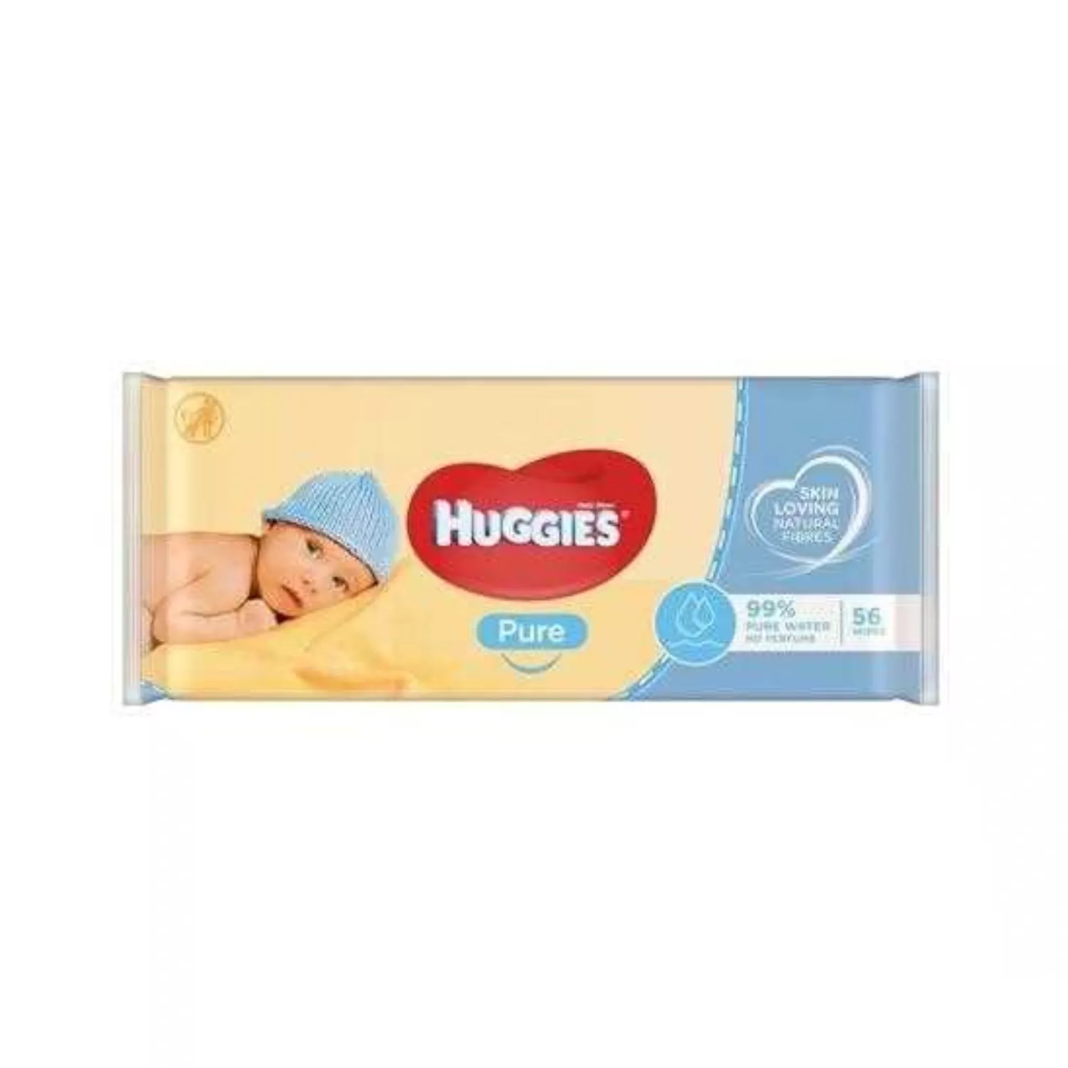 Huggies Baby Wipes Pure Pack of 56