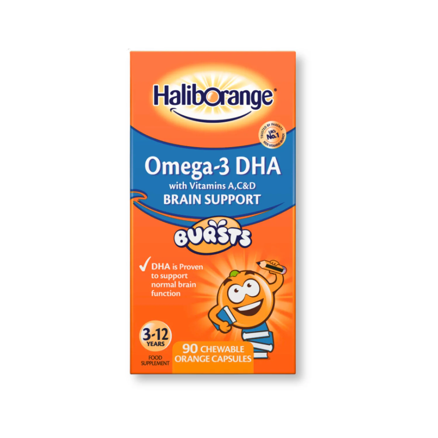 Haliborange Omega 3 DHA Orange Capsules