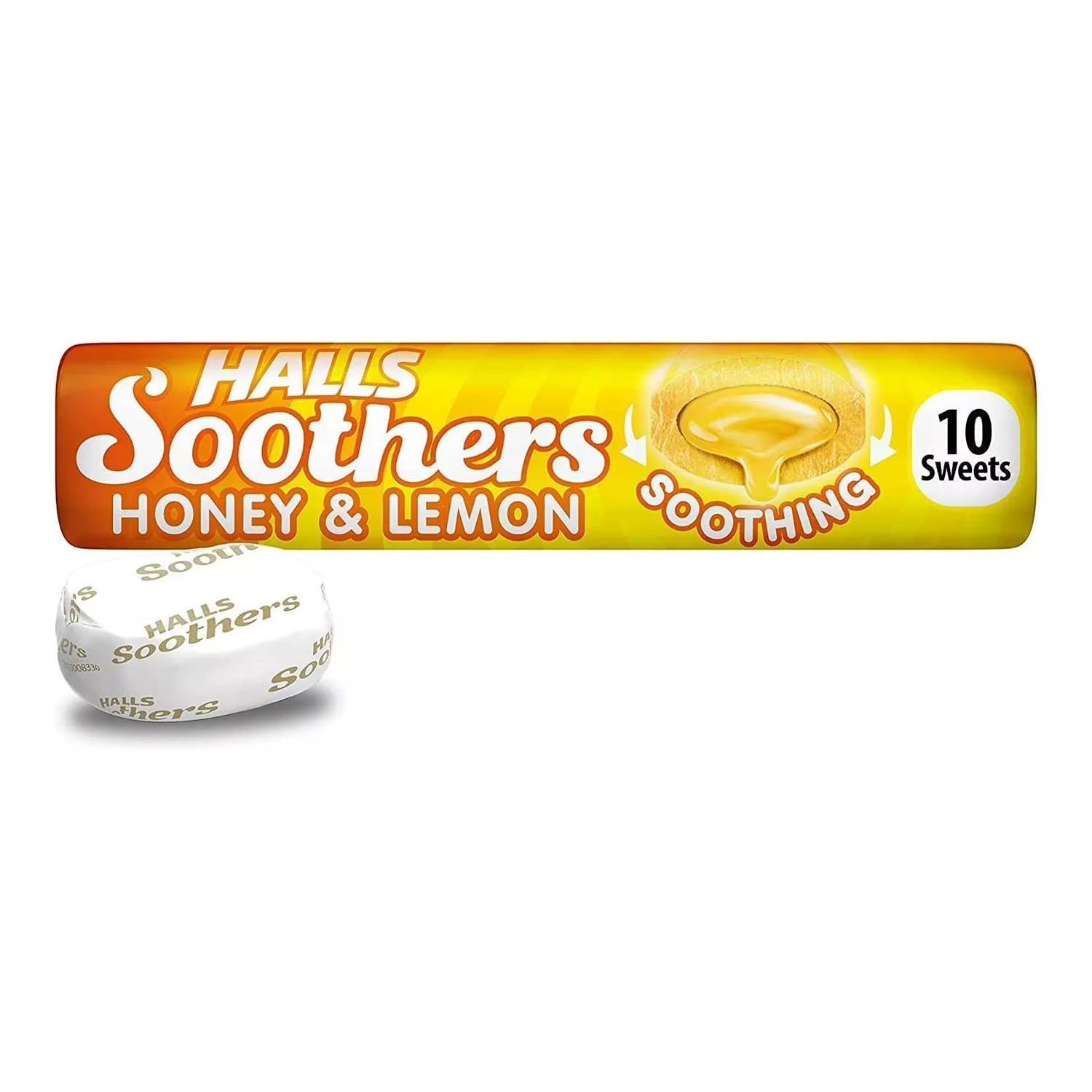 Halls Soothers Honey & Lemon 10 Tablets