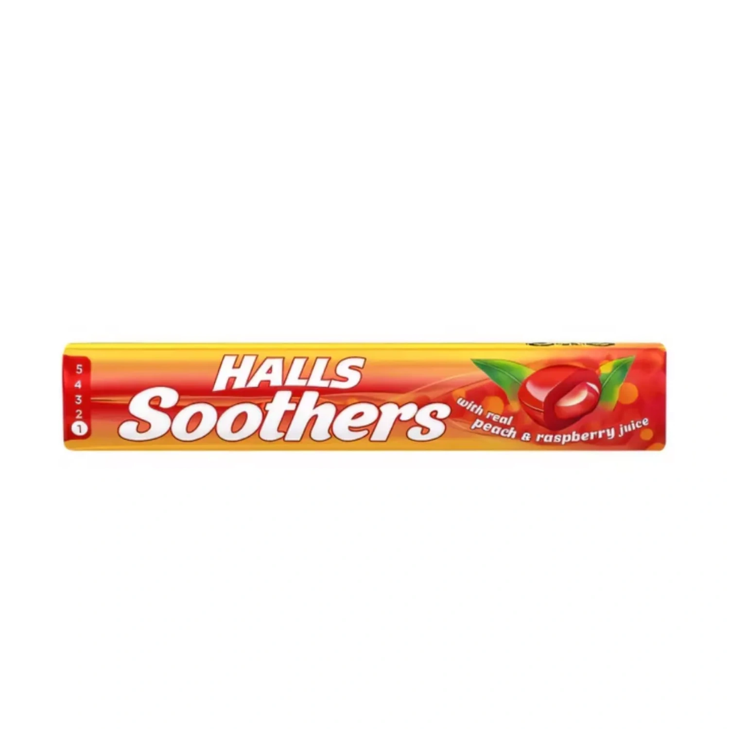 Halls Soothers Lozenges Peach & Raspberry 10