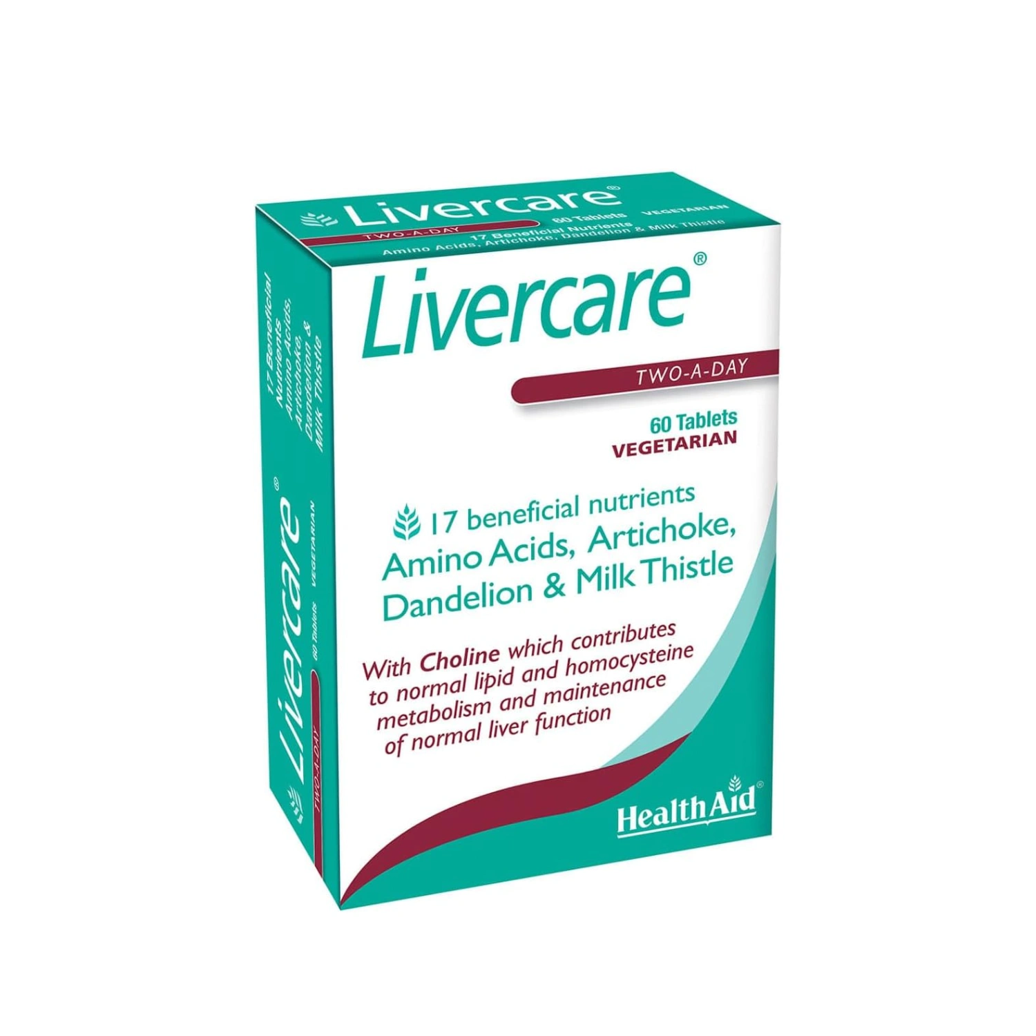 HealthAid Livercare Vegetarian 60 Tablets