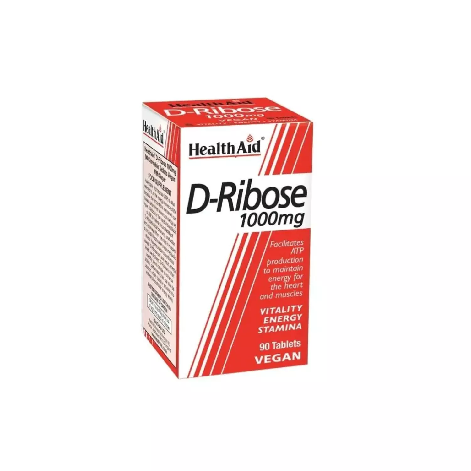 HealthAid D-Ribose 1000mg Tablets 90