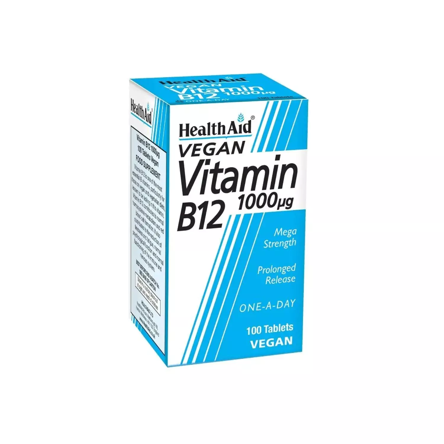 Health Aid Vitamin B12 1000ug Prolonged Release Tablets 100