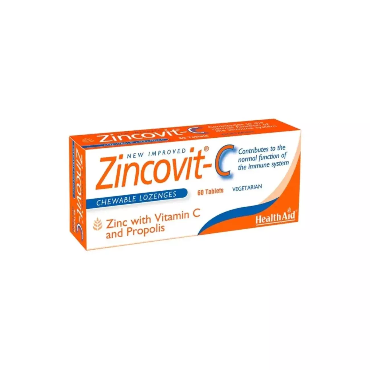 HealthAid Zincovit-C Chewable Lozenges 60