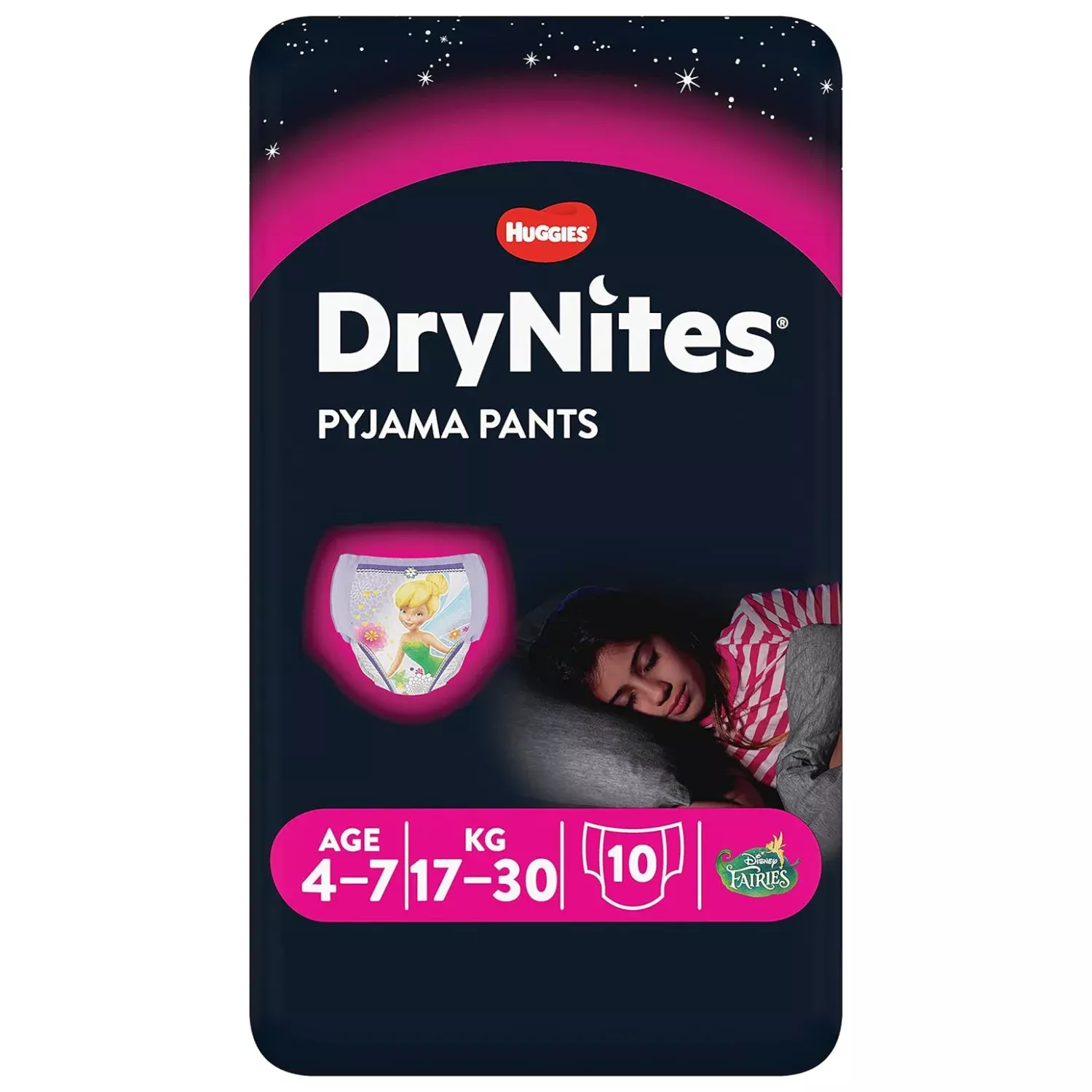 Huggies Drynites Girls Pyjama Pants10 Count