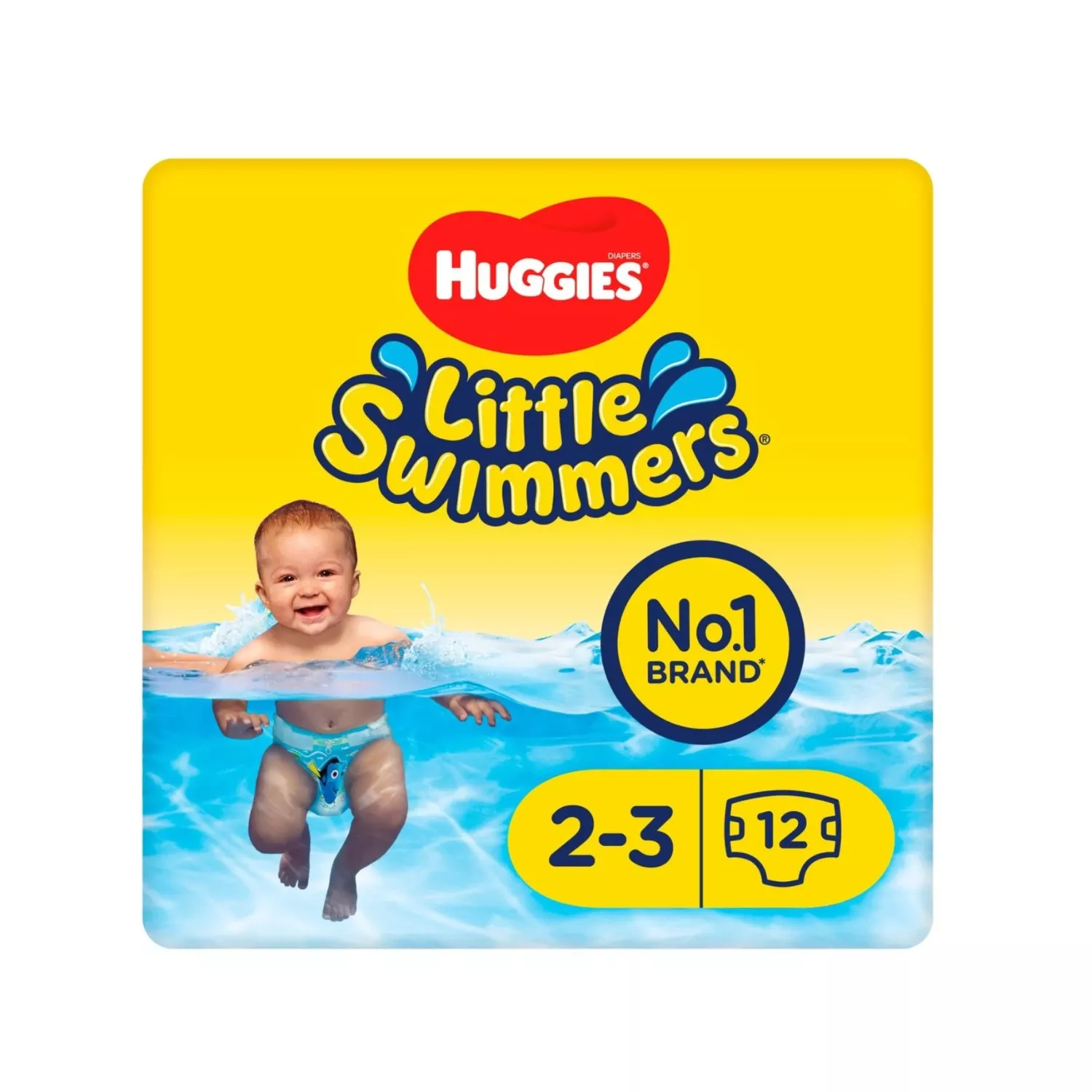 Huggies Little Swimmers Swim Nappies, Size 2-3