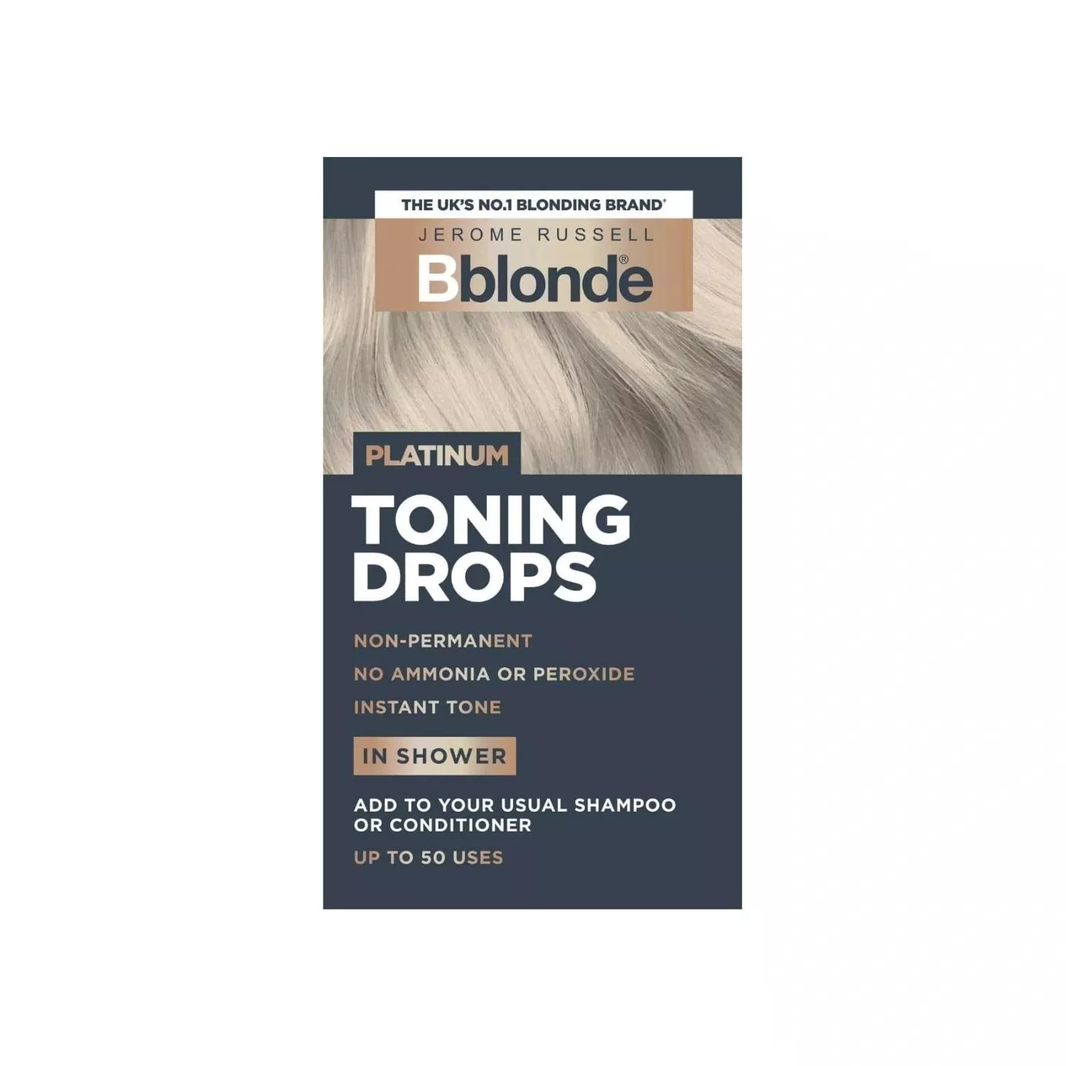 Jerome Russell Bblonde Toning Drops Platinum Blonde