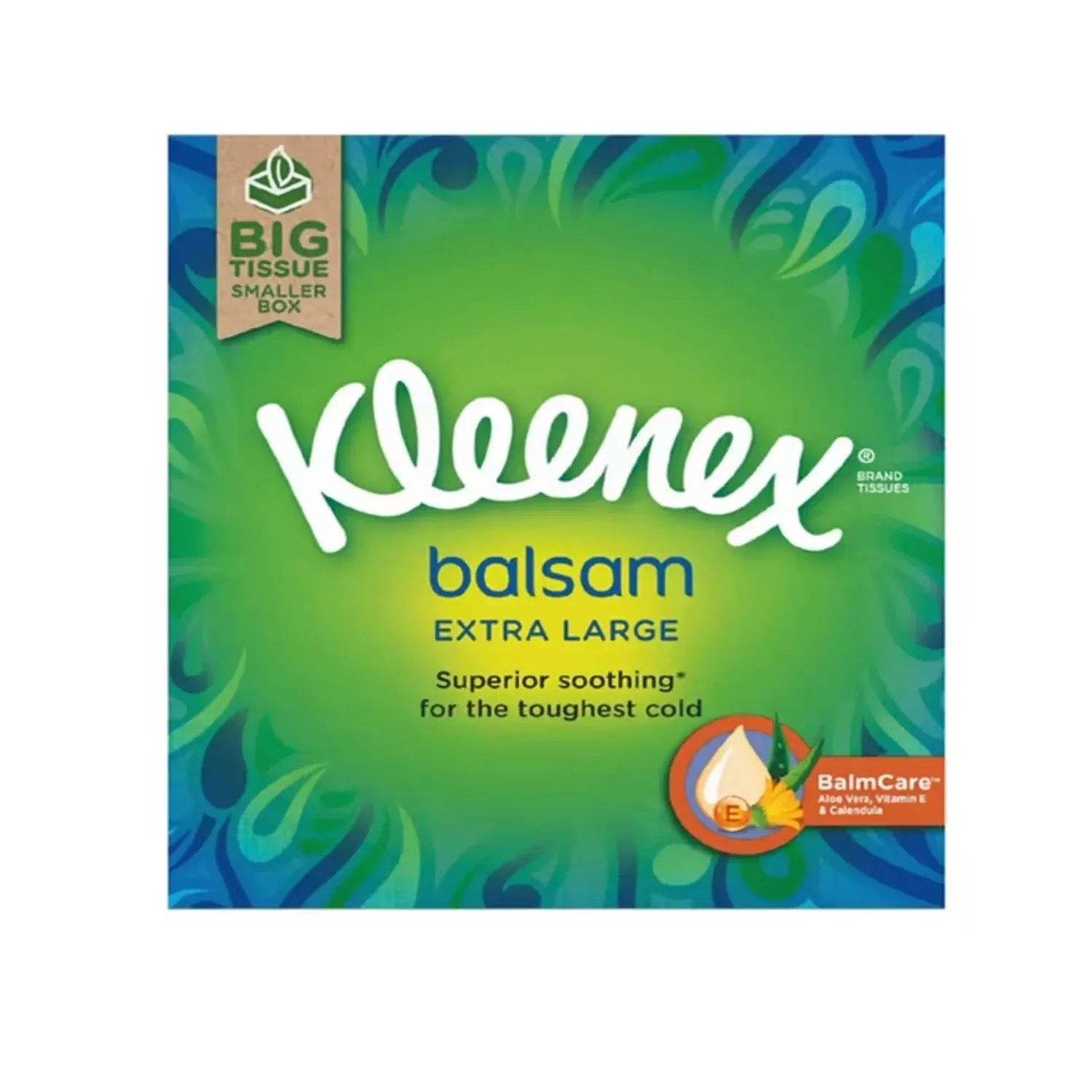 Kleenex Balsam Extra Long Tissues Singles Compact - 40 Tissues