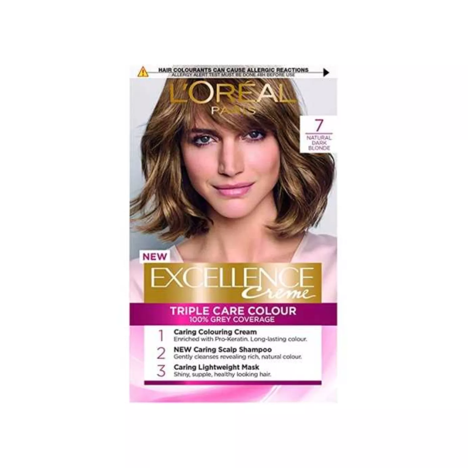 L'Oreal Permanent Hair Dye 7 Natural Dark Blonde