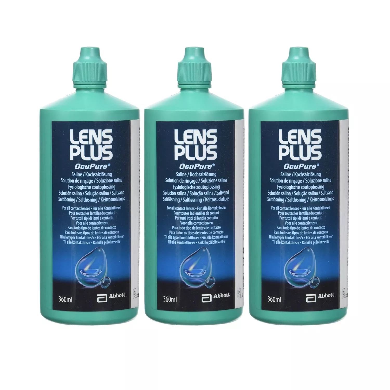 Lens Plus Purite Saline 360ml x 3 Packs
