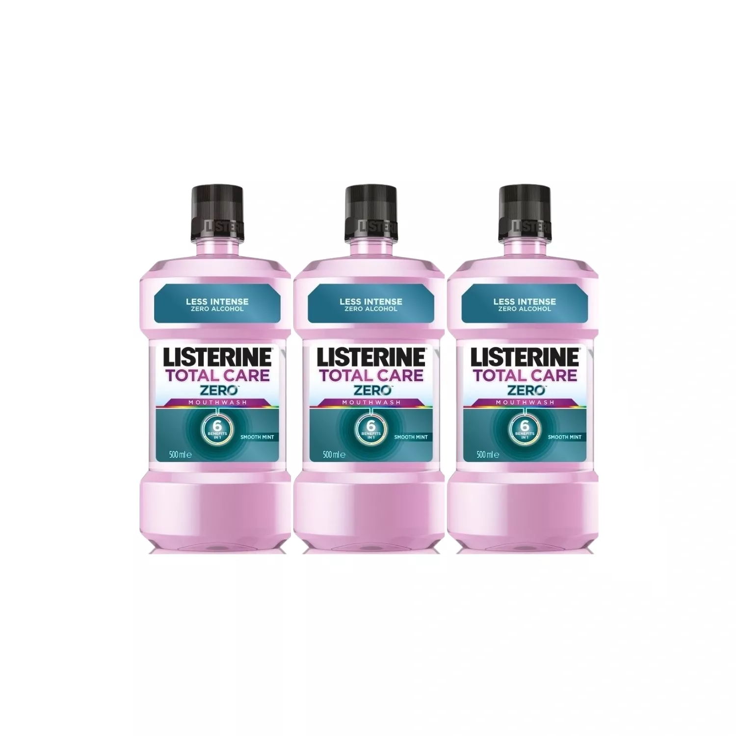 Listerine Mouth Wash Total Care Zero 500ml x 3 Pack