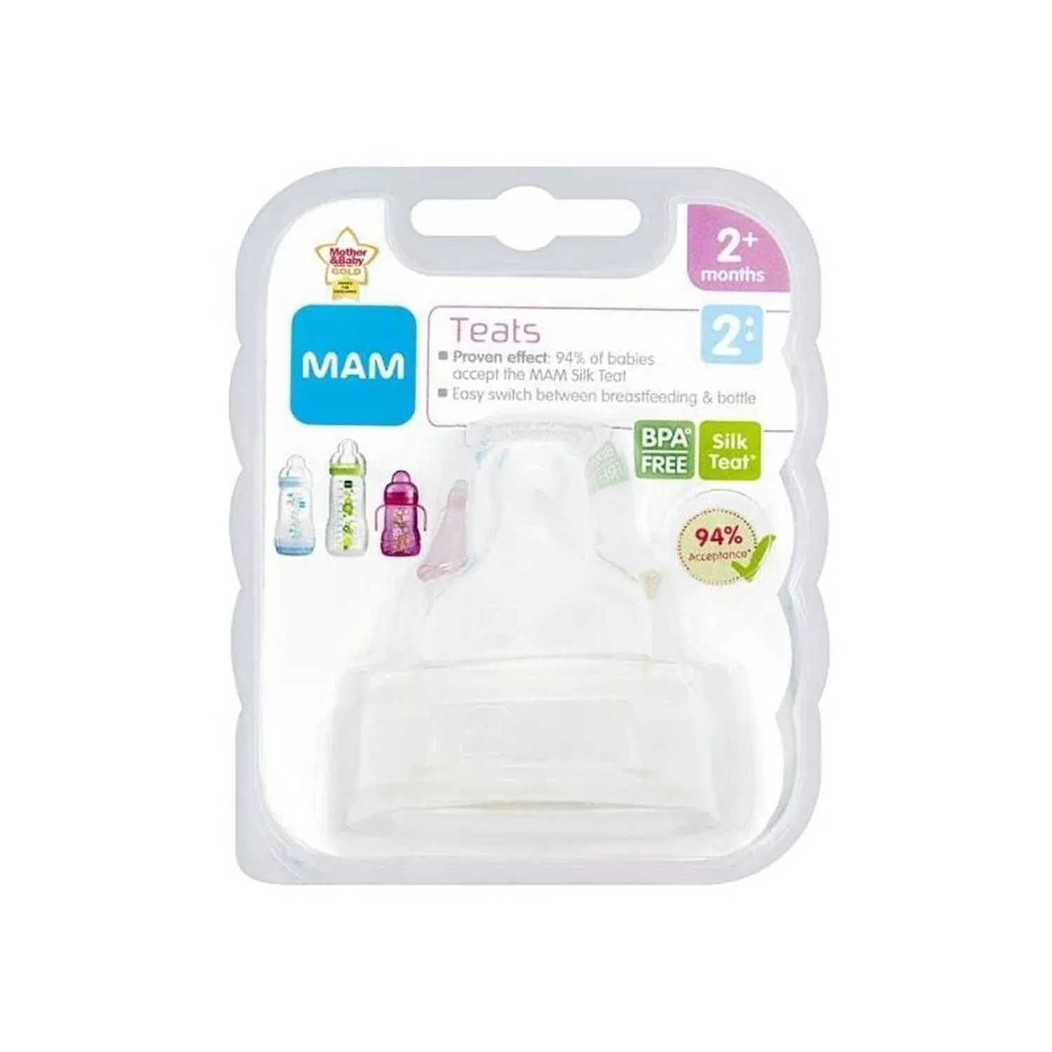 MAM Medium Flow Teats (2 Pack)