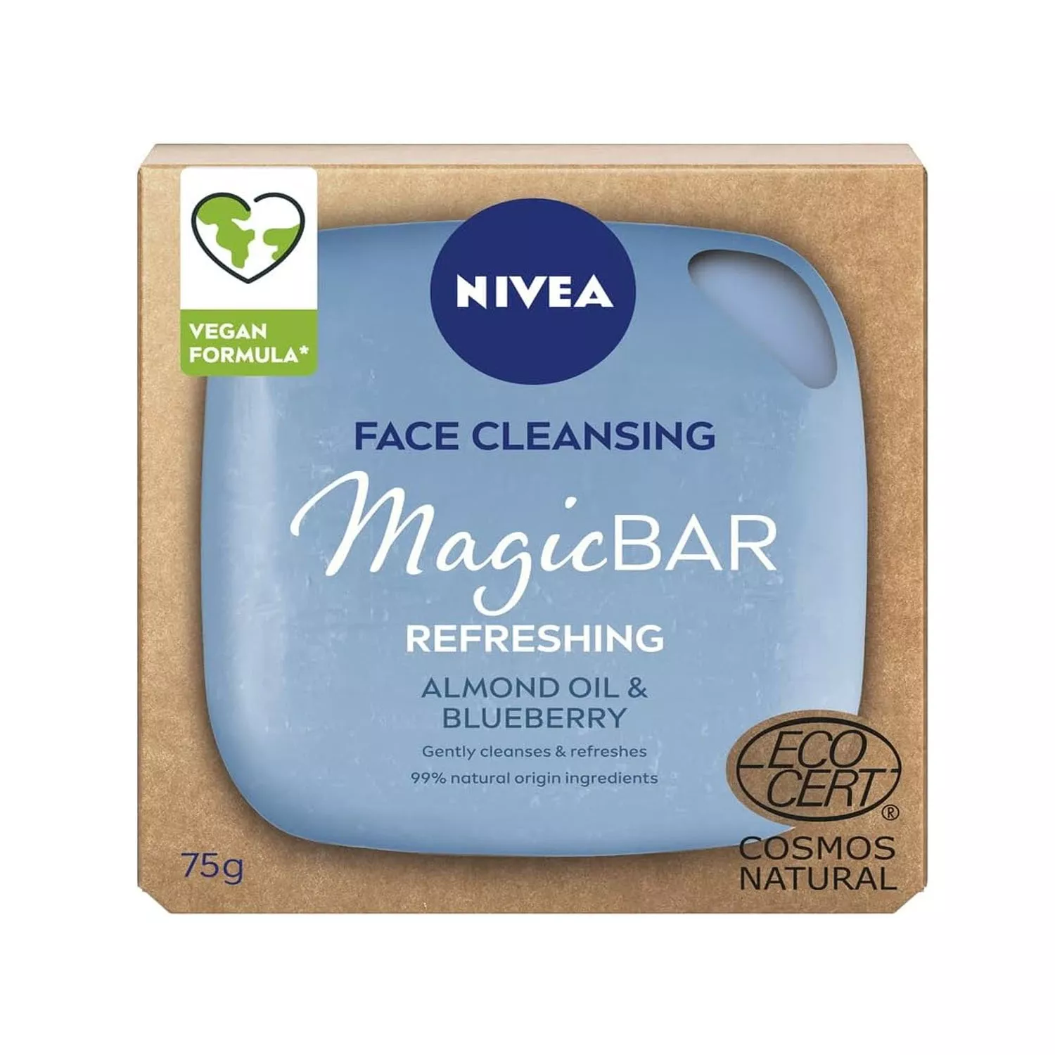 NIVEA MagicBAR Refreshing Almond Oil Face Cleansing Bar 75g