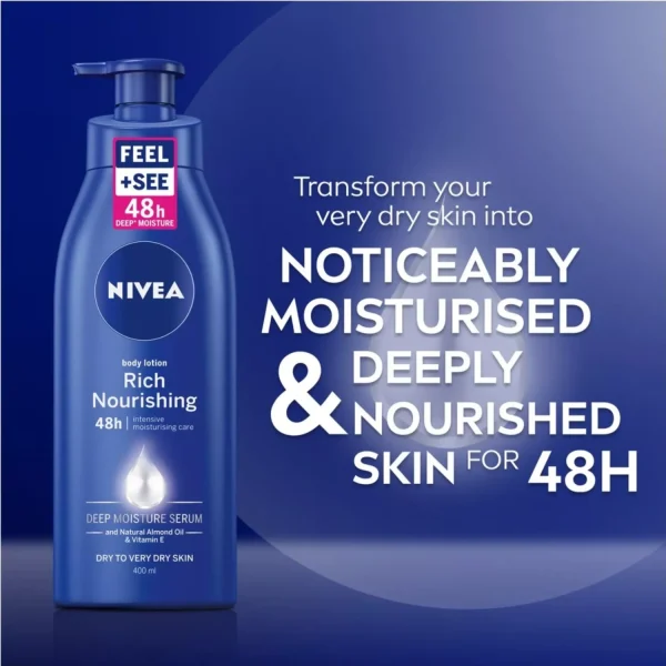 NIVEA Rich Nourishing 72h Body Lotion for Dry Skin 400ml (2)