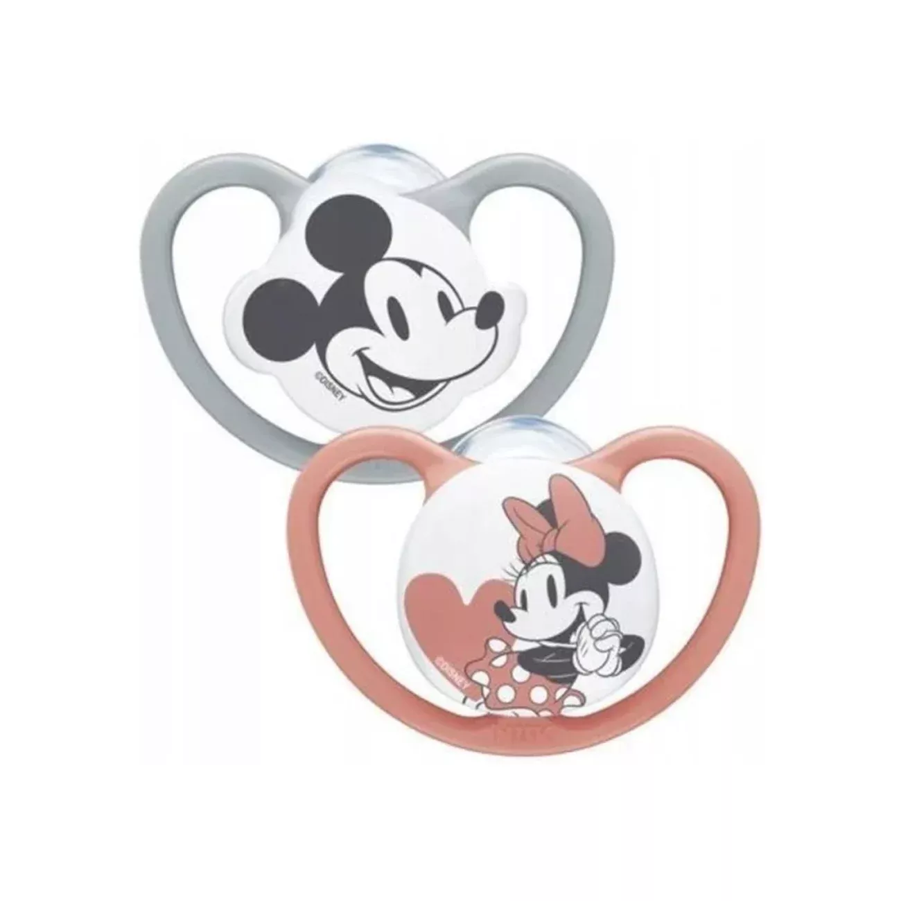 NUK Space Baby Soothers Silicone 6-18 Months