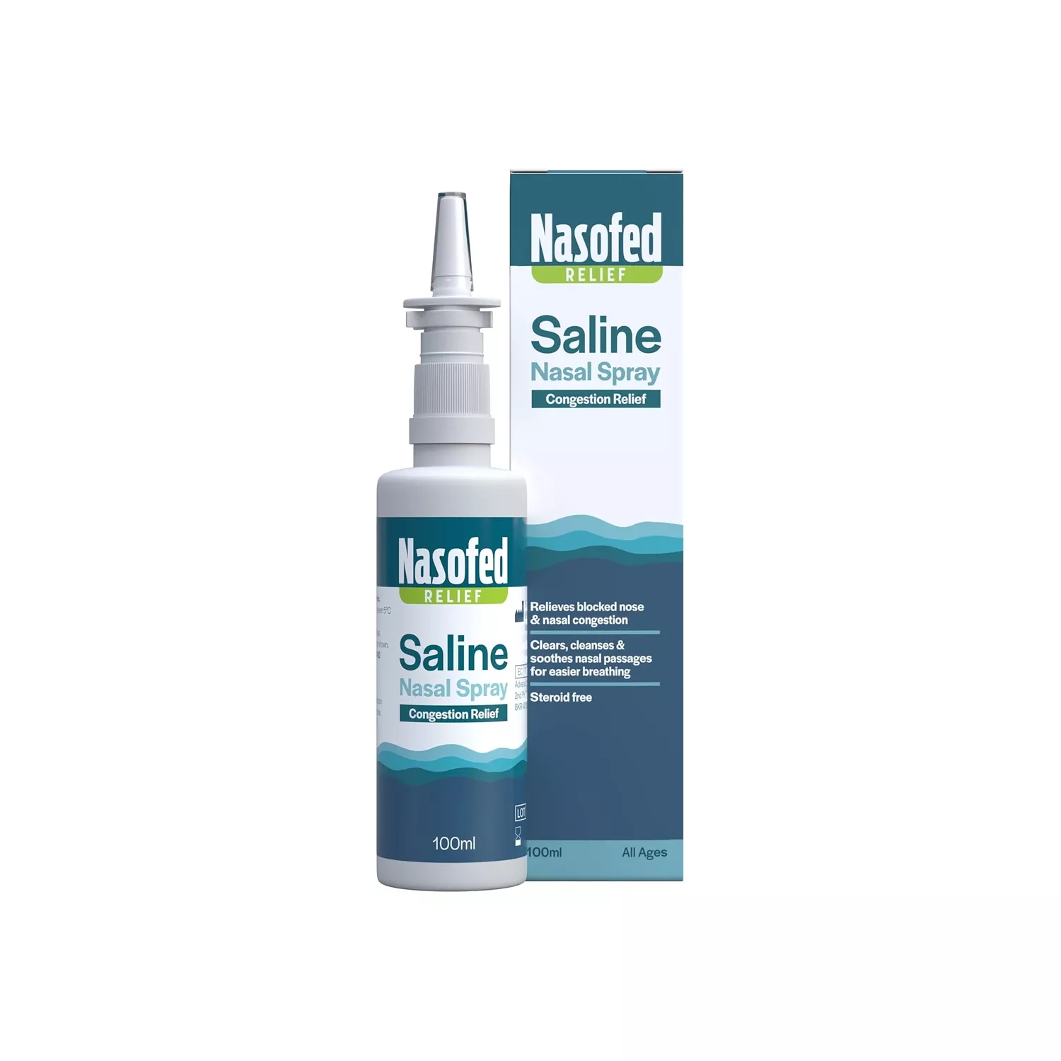Nasofed Saline Nasal Spray for Congestion Relief 100ml