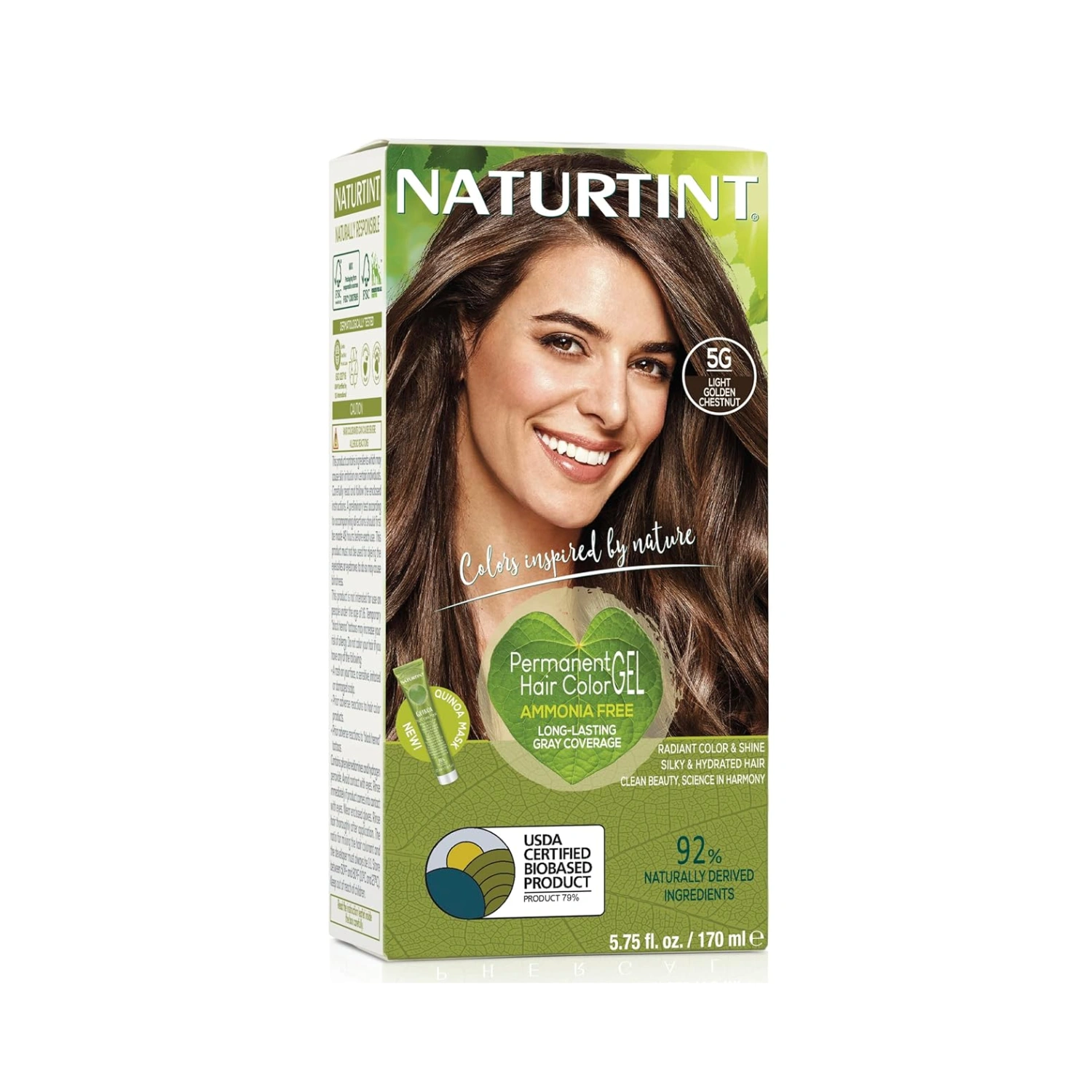 Naturtint Permanent Hair Colour 5G Light Golden Chestnut