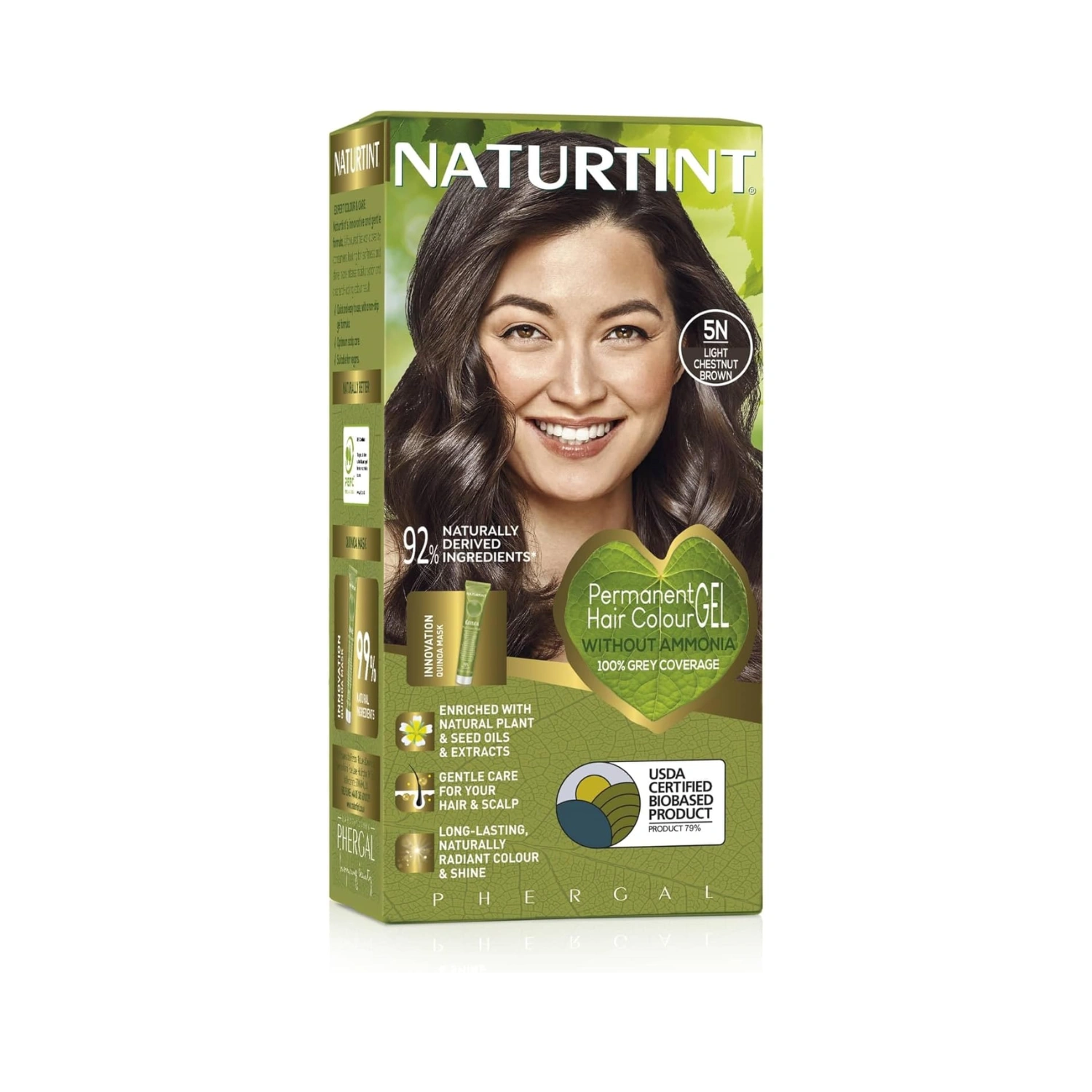 Naturtint Permanent Hair Colour Gel - 5N Light Chestnut Brown