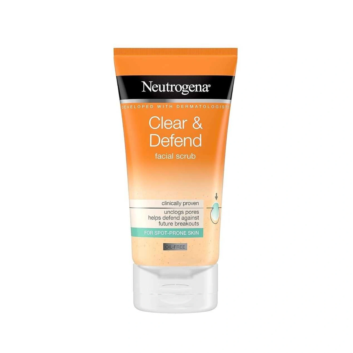 Neutrogena Clear & Defend Facial Scrub 150ml