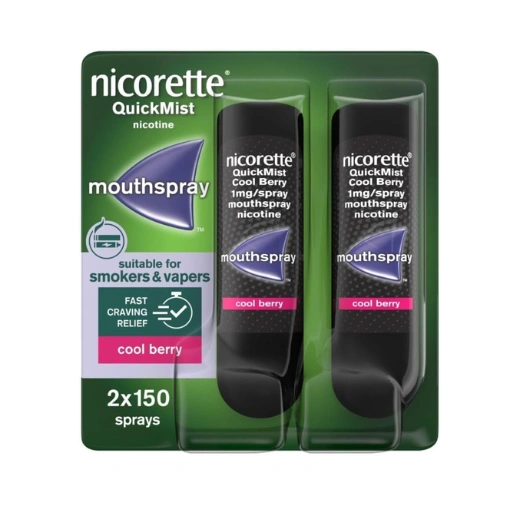 Nicorette QuickMist Cool Berry 1mg Spray Mouthspray