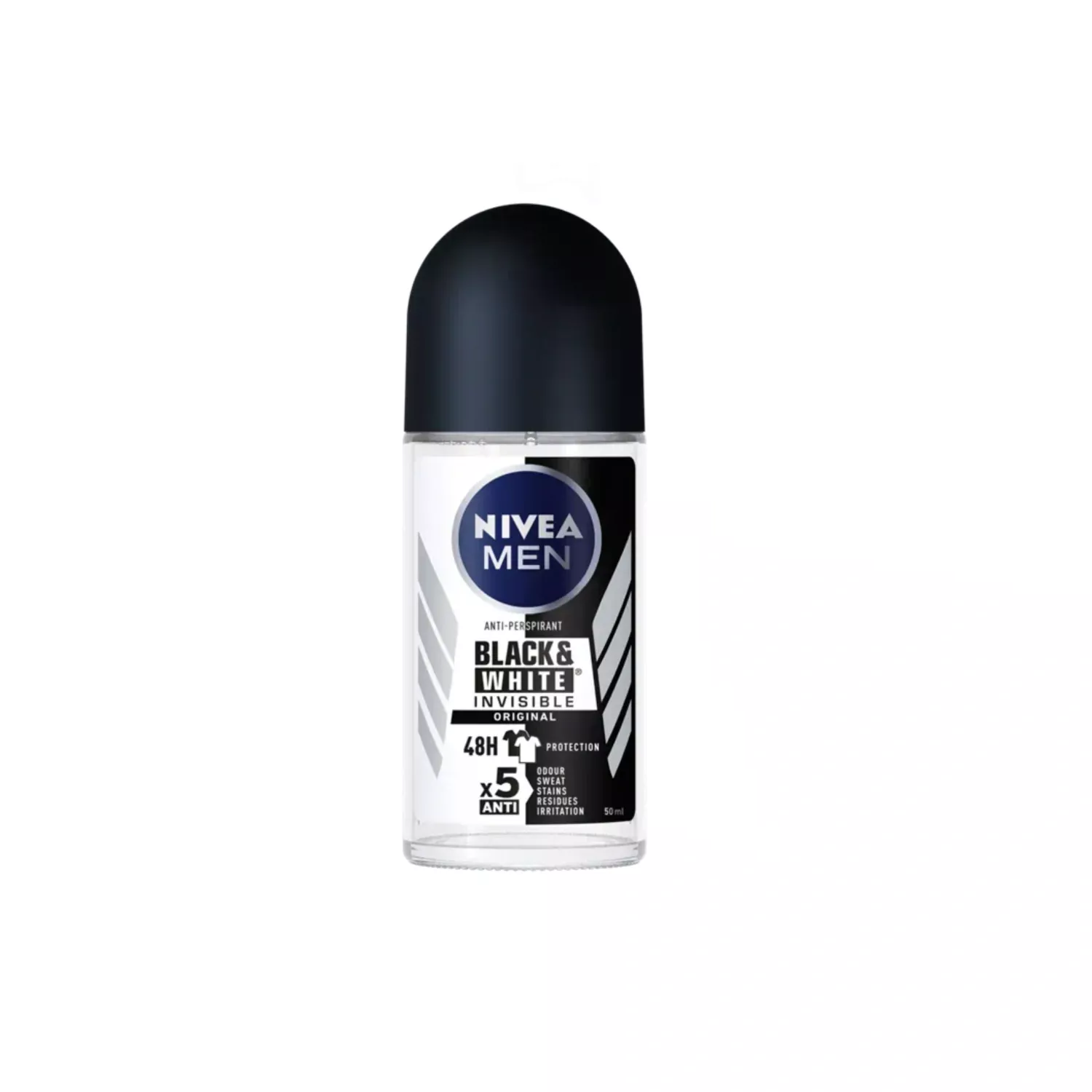 Nivea Men Black & White Deodorant Roll On 50ml