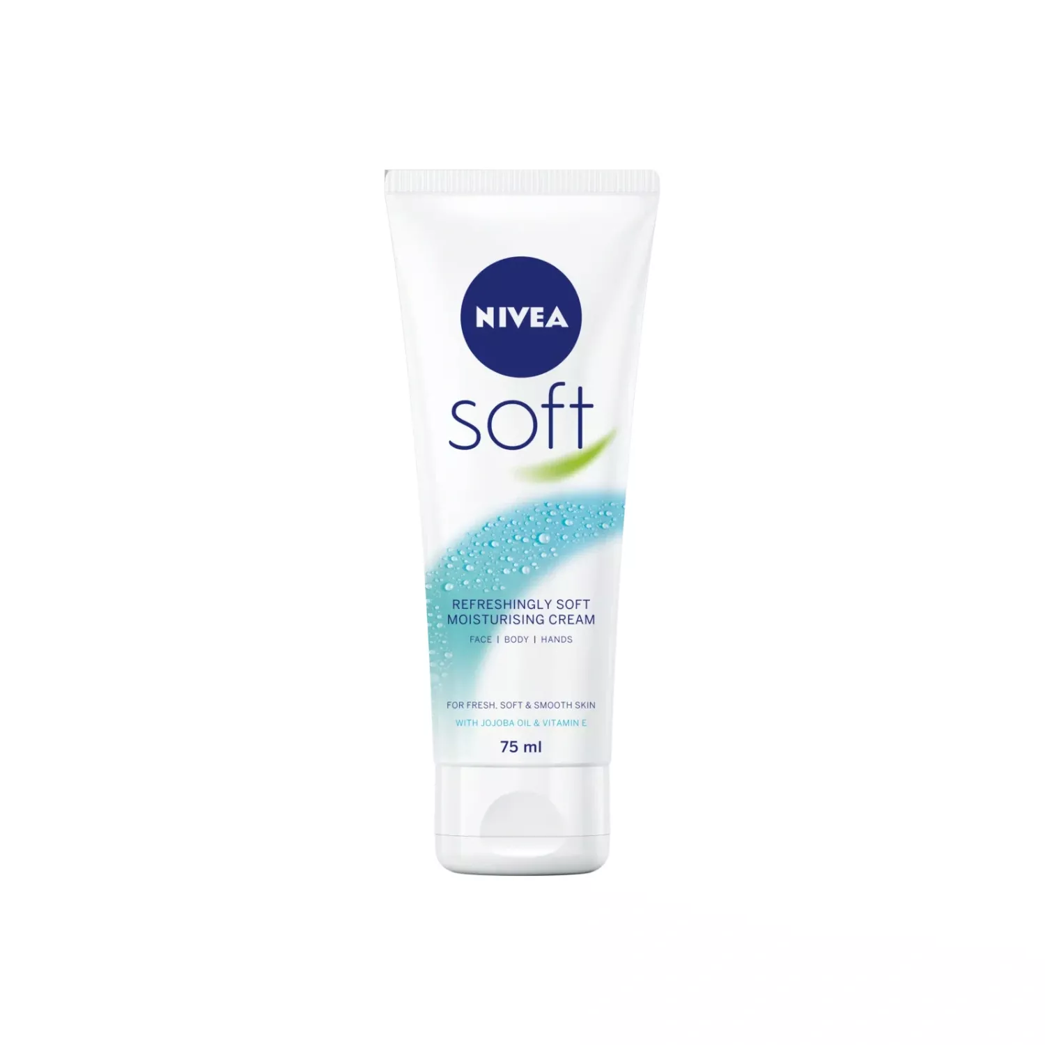 Nivea Soft Moisturiser Cream for Face, Hands & Body, 75ml