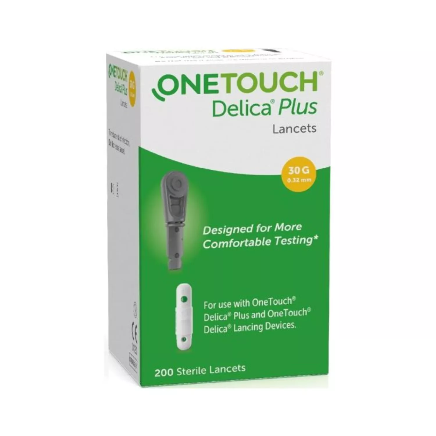 Onetouch Delica Plus Lancets 30G/0.32mm -200 Count