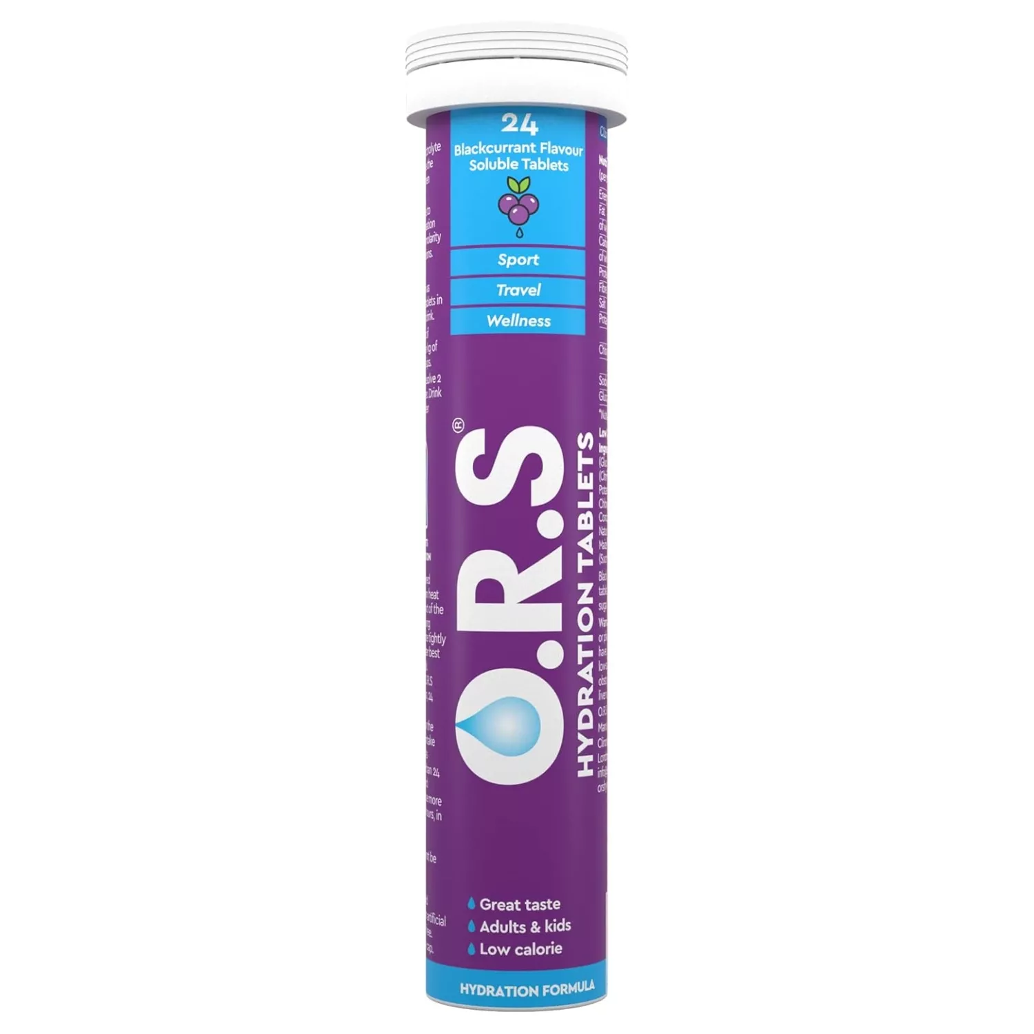 O.R.S. Hydration Blackcurrant 24 Tablets