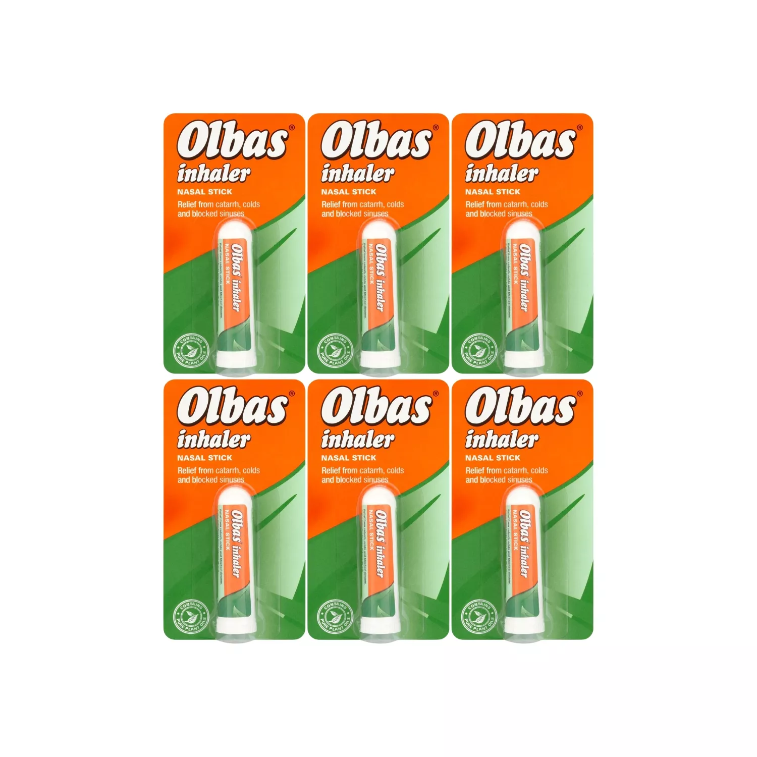 Olbas Inhaler Nasal Stick 695mg - Pack of 6