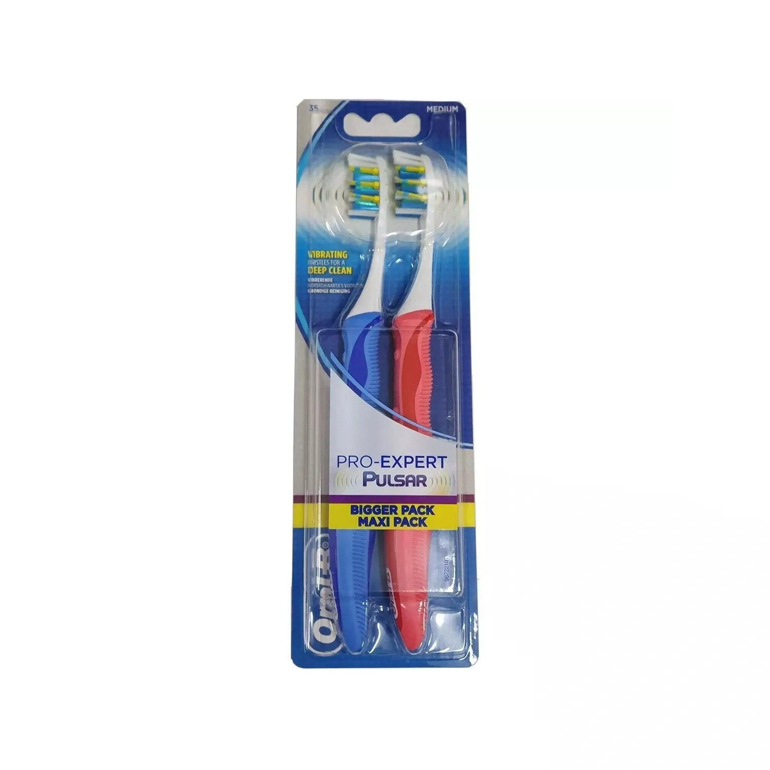 Oral-B Pro-Expert Pulsar Vibrating Manual Electric Toothbrush Twin Pack Medium