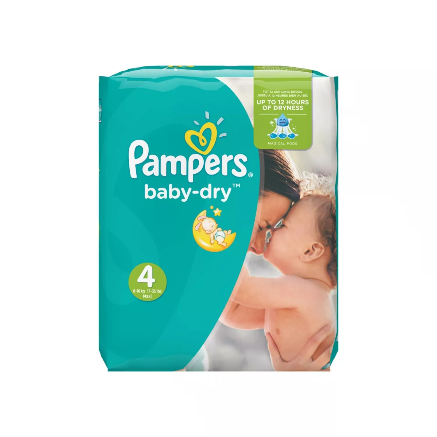 Pampers Baby Dry Size 4 Carry Pack 25 Nappies