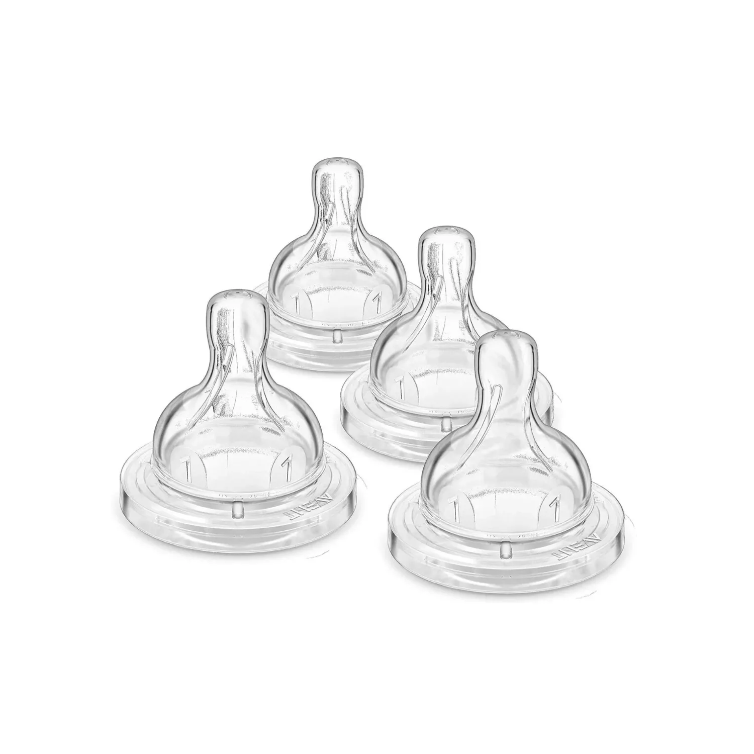 Philips AVENT Anti-colic Baby Bottle Newborn Flow Teat 4pk