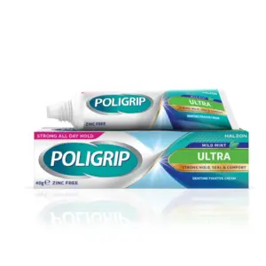 Poligrip Ultra Denture Fixative Cream 40g