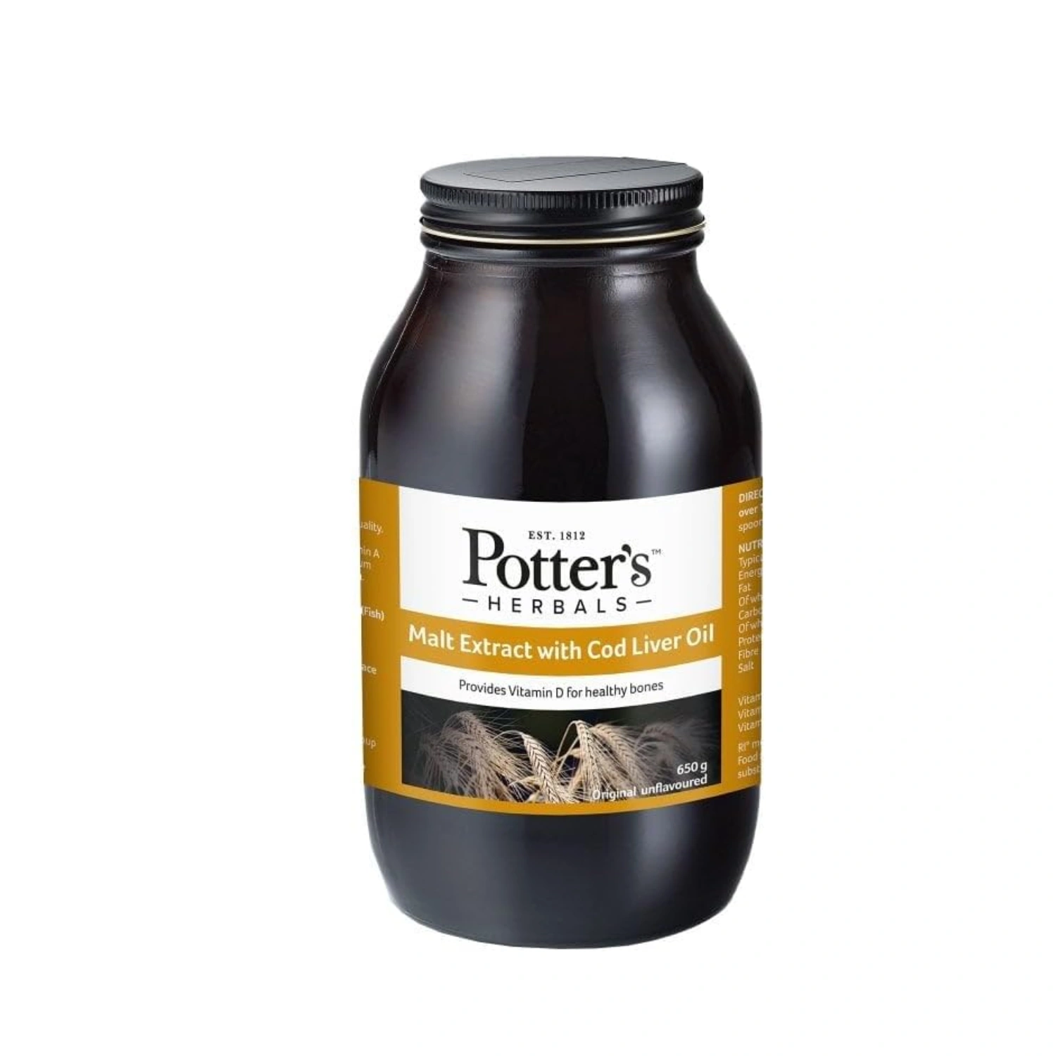 Potters Malt Extract with Cod Liver Oil 650g