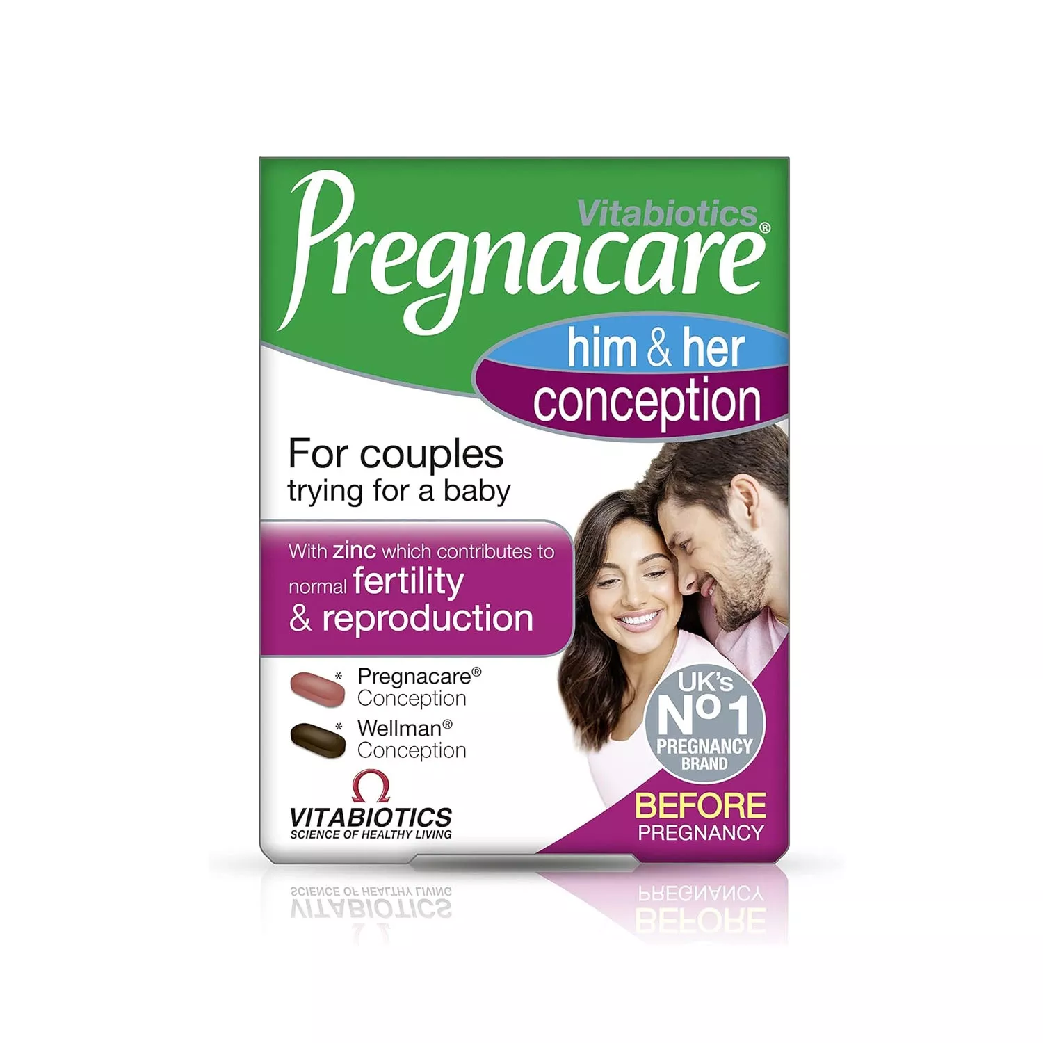 Vitabiotics Pregnacare Him and Her Conception - 60 Tablets