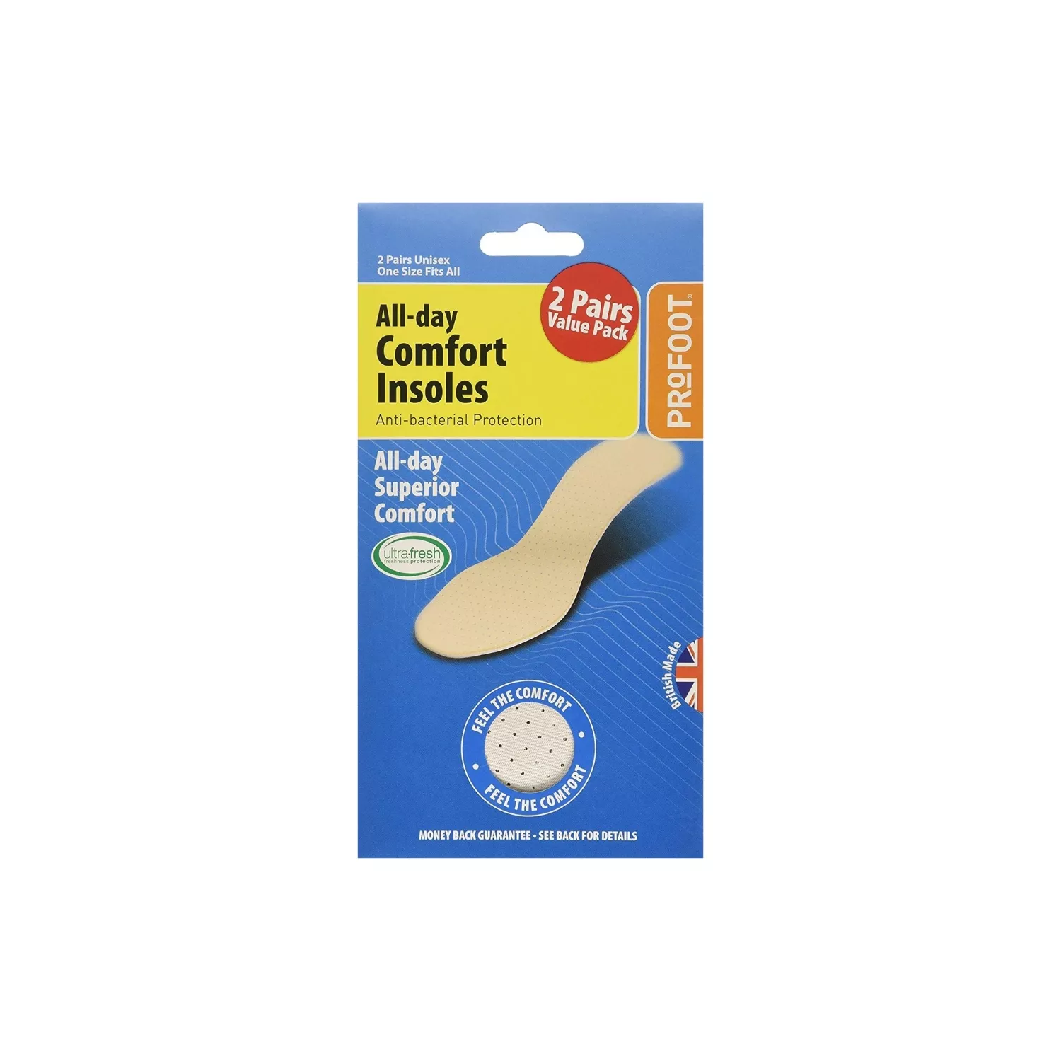 Profoot Comfort Insoles 2 Pairs
