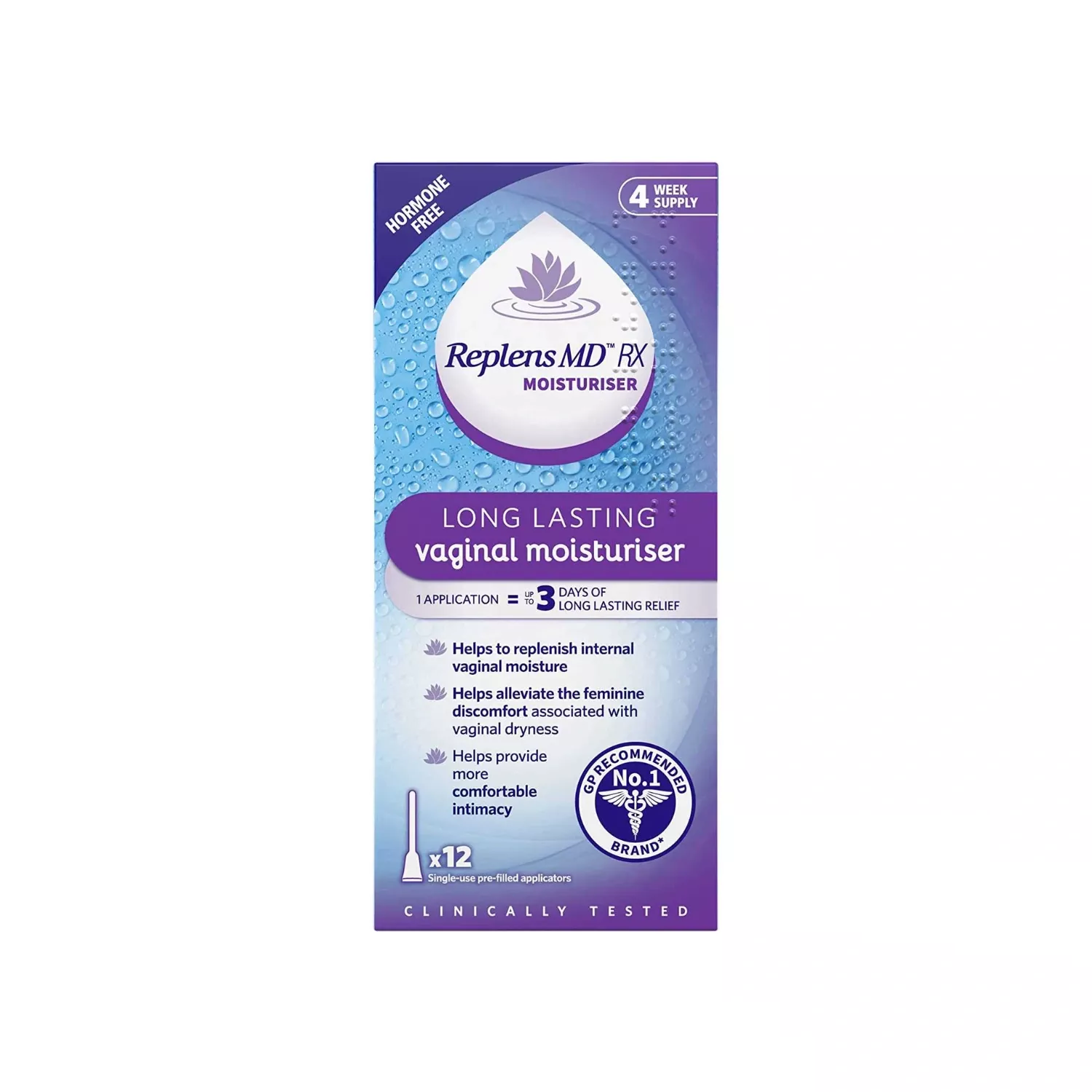 Replens MD Longer Lasting Vaginal Moisturiser - (35g)