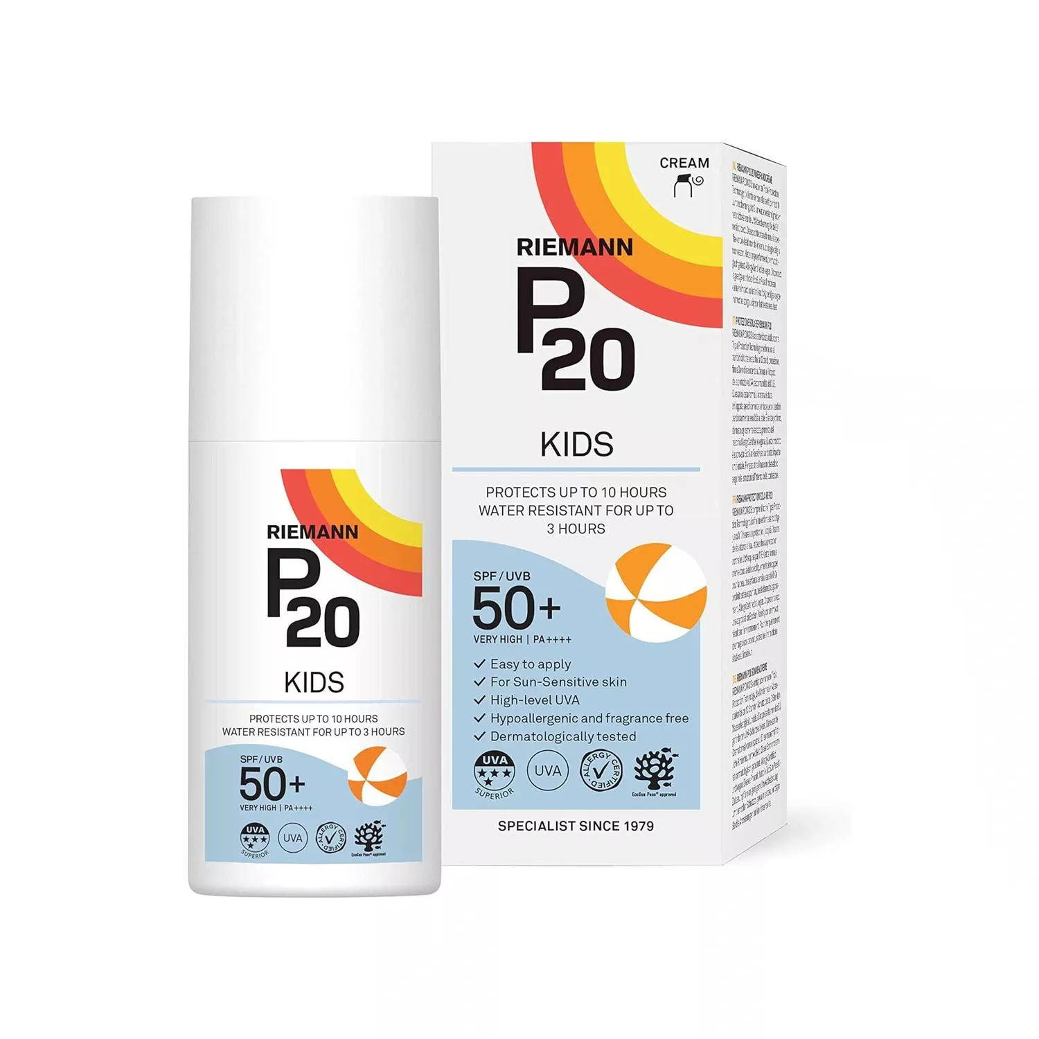 Riemann P20 Sun Protection Kids Cream SPF 50+ 200ml