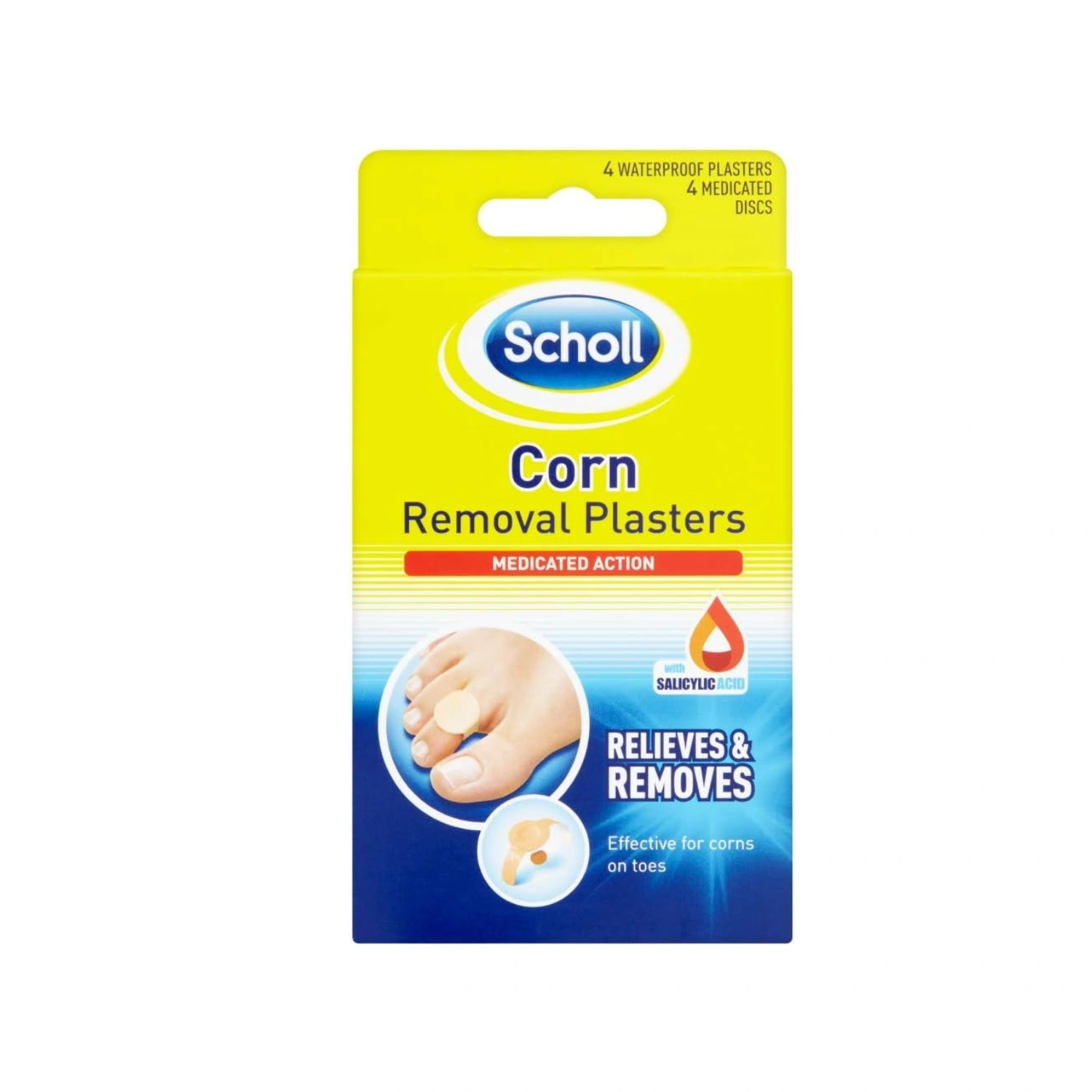 Scholl Corn Removal Plasters 4 Plasters