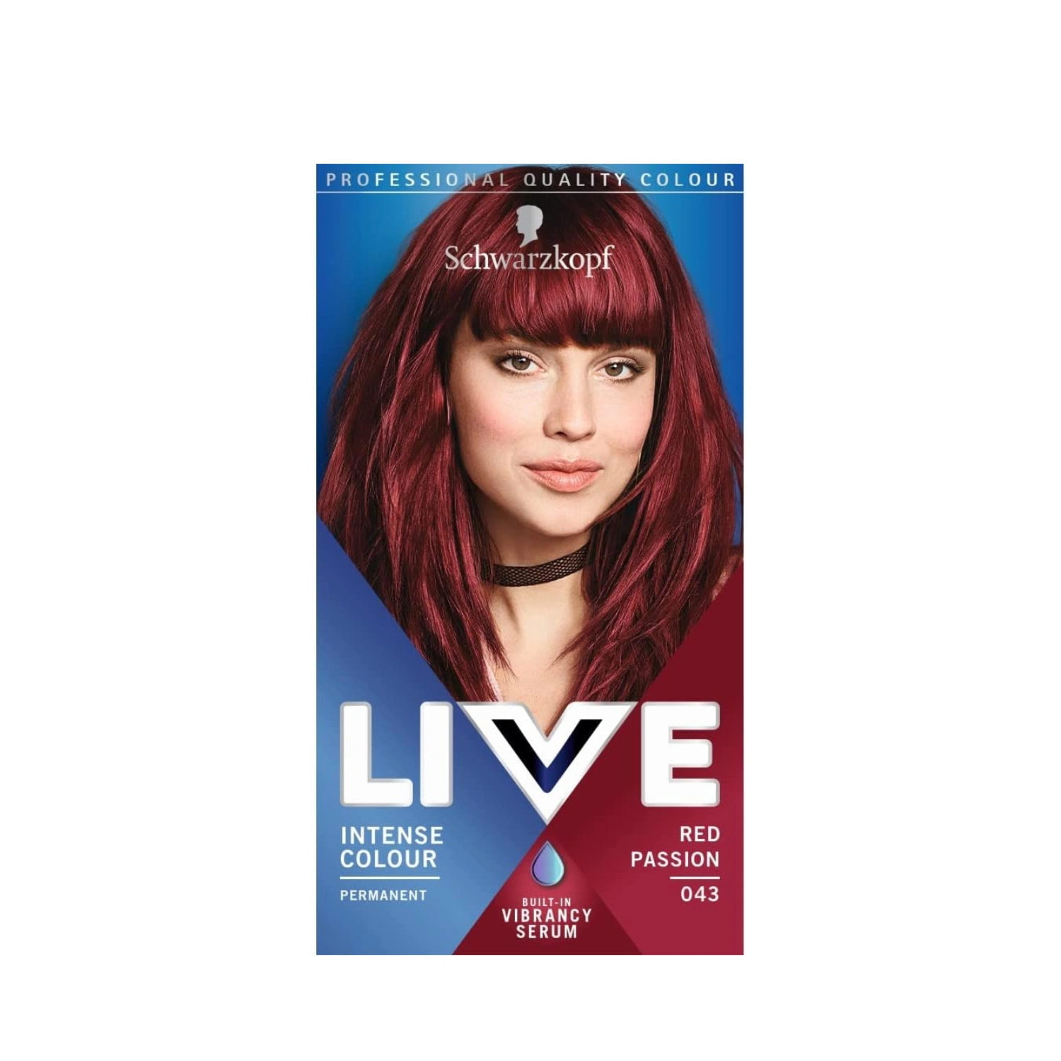 Schwarzkopf LIVE 43 Red Passion Hair Colour, 142ml