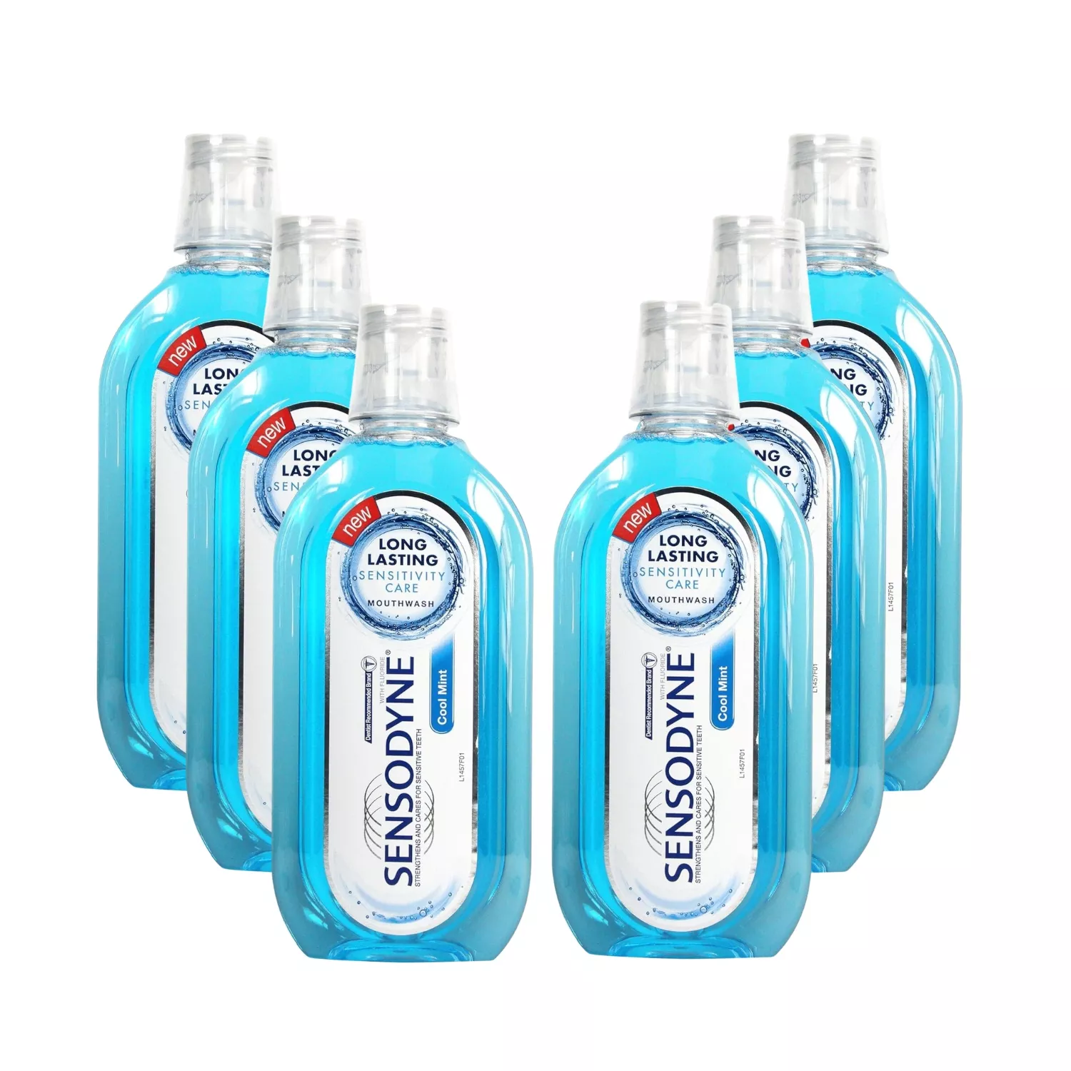 Sensodyne Cool Mint Mouthwash 500ml - Pack of 6