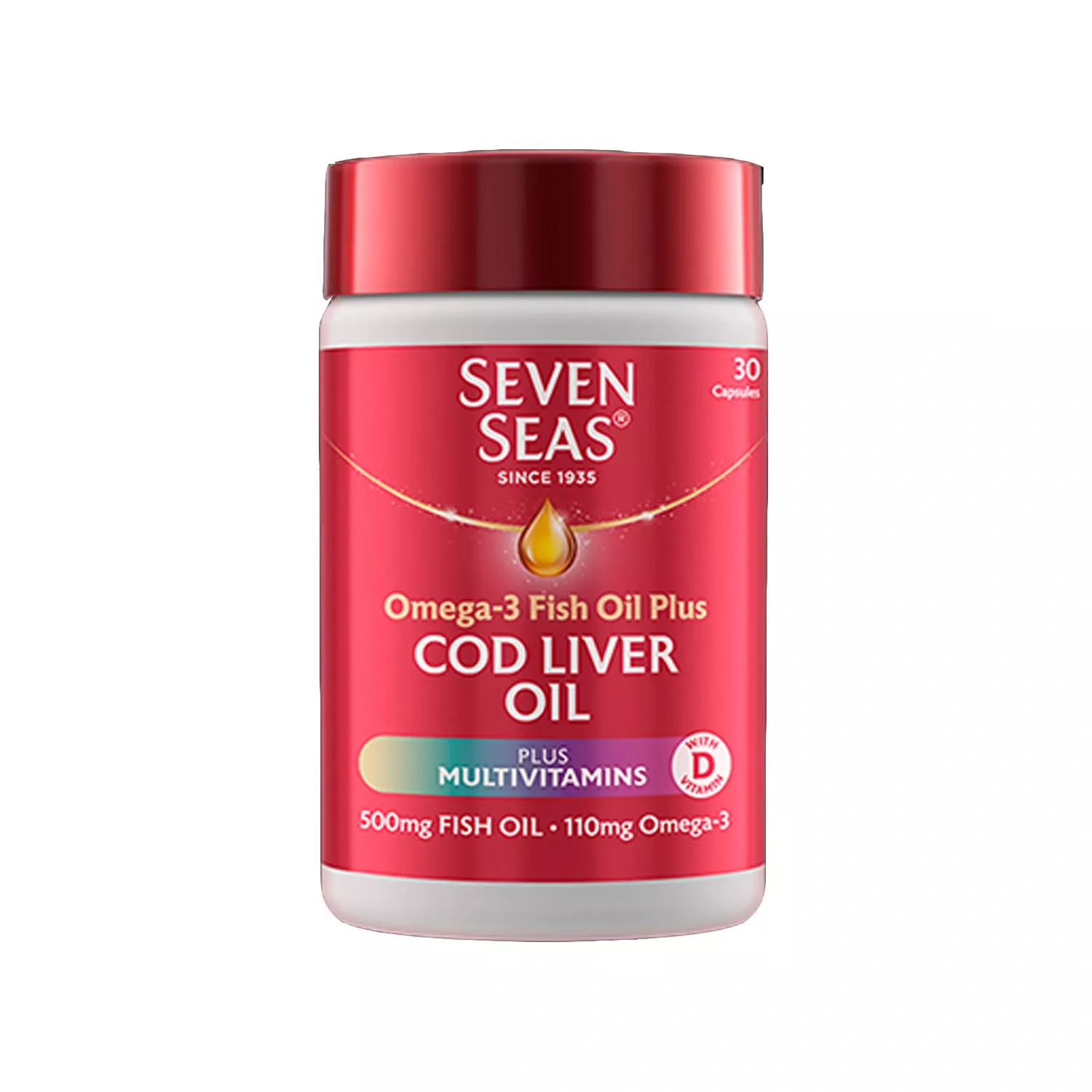 Seven Seas Cod Liver Oil and Multi Vitamins 30 Capsules
