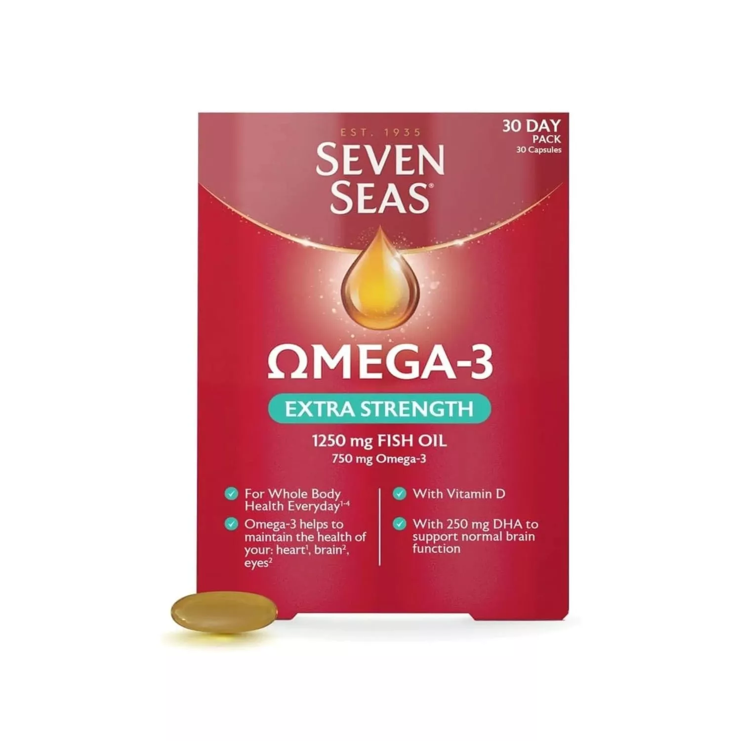 Seven Seas Omega-3 Daily Capsules (30 Pack)