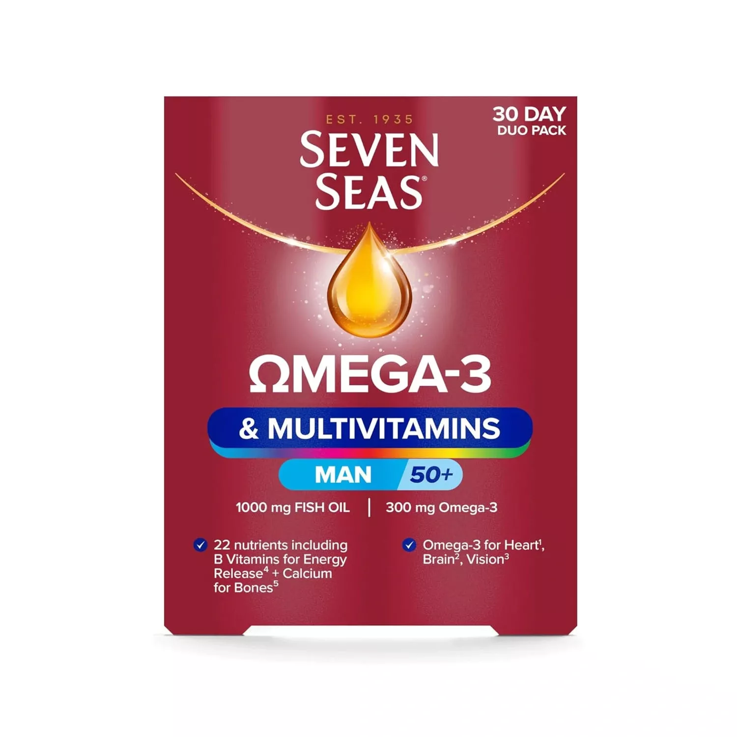 Seven Seas Omega 3 & Multivitamins Woman 30 Day Duo Pack