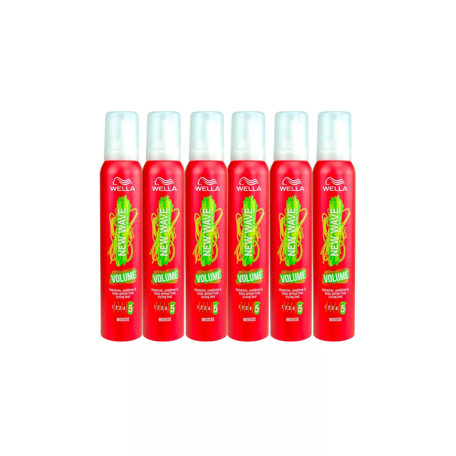 Wella Shockwaves Volume Mousse 200ml ? Pack 6
